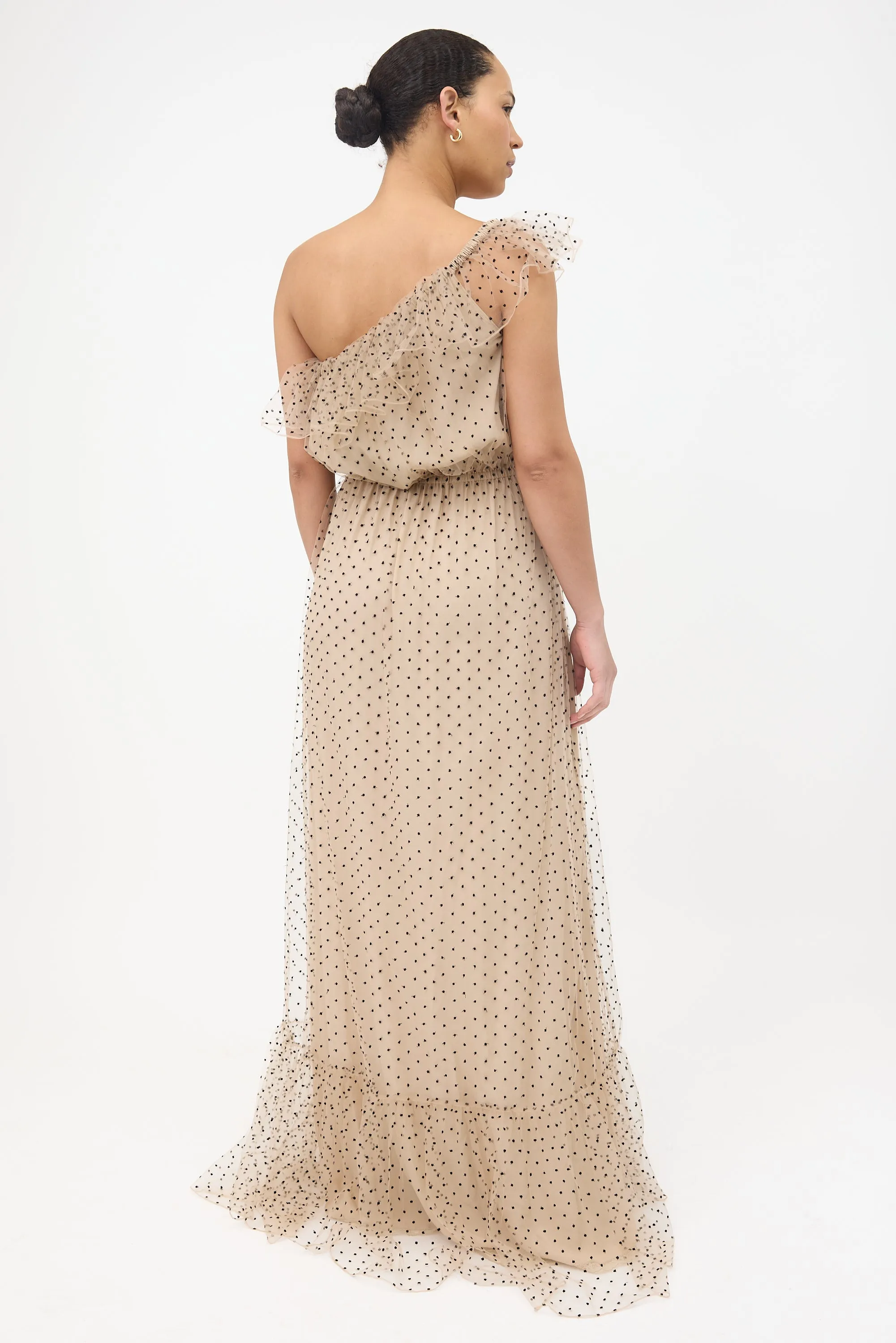 Tulle Swiss Dot Maxi Dress sold by VSP Consignment product image thumbnail 4