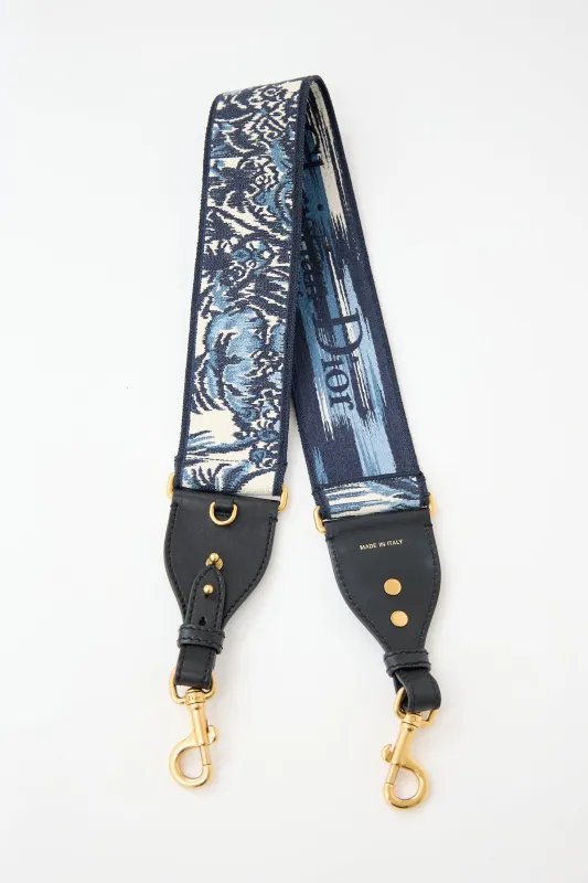 Embroidered Palm Tree Strap made by Dior