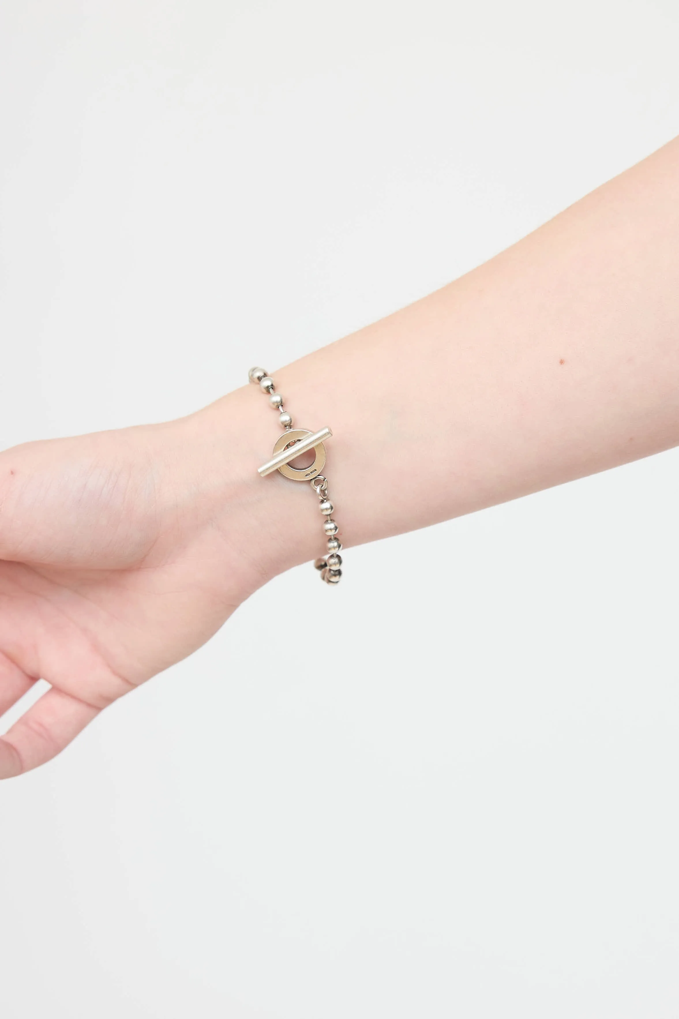 Sterling Silver Toggle Ball Bacelet sold by VSP Consignment product image thumbnail 3