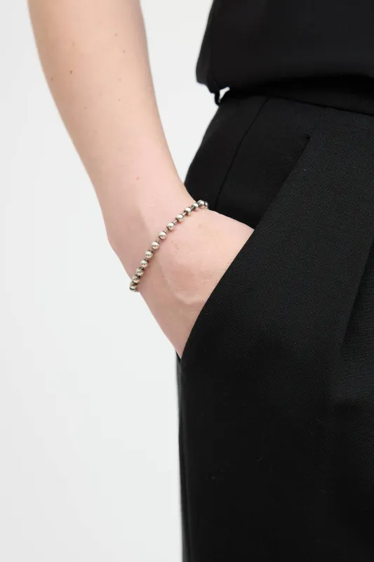 Sterling Silver Toggle Ball Bacelet sold by VSP Consignment