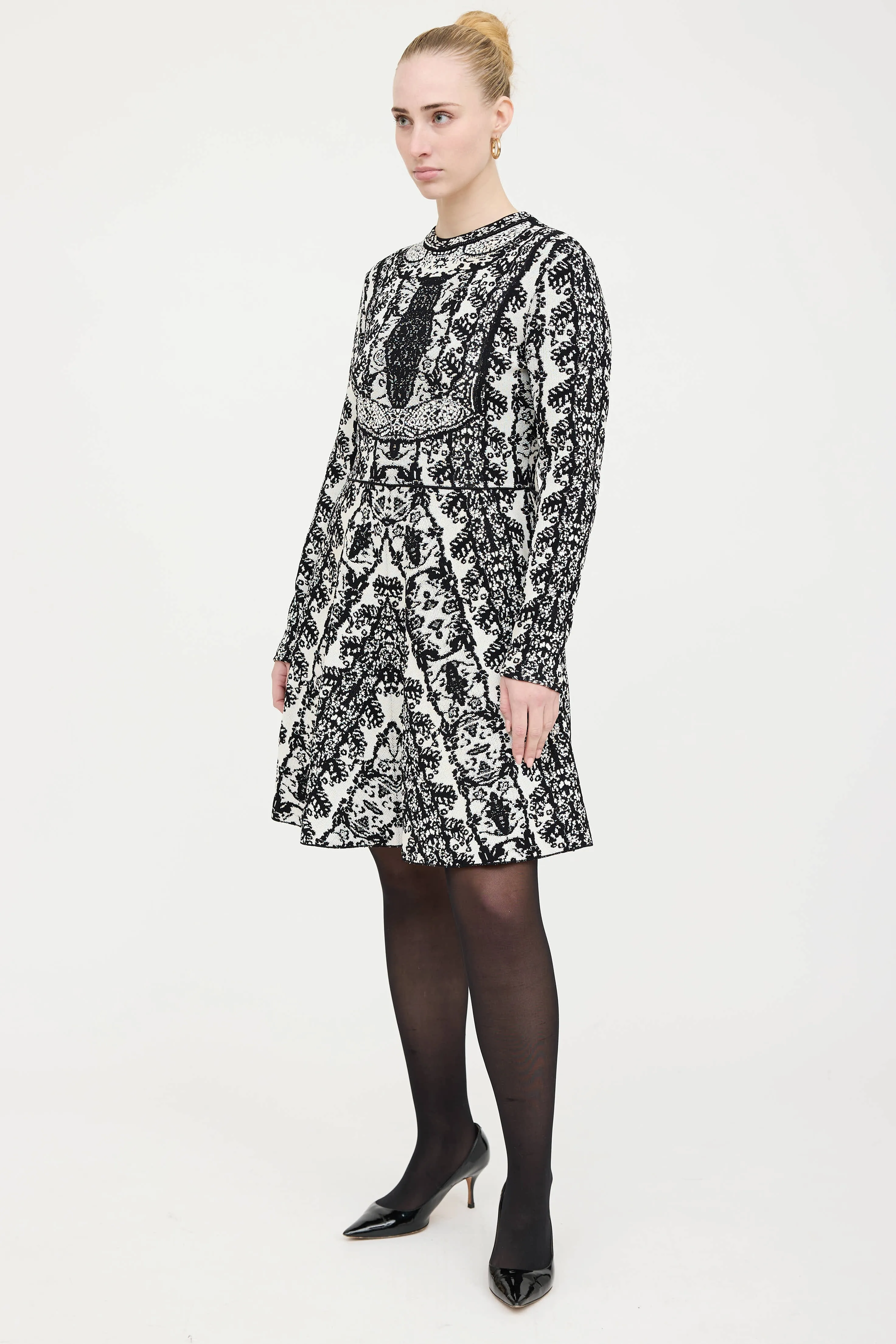Jacquard Knit Dress sold by VSP Consignment product image thumbnail 5