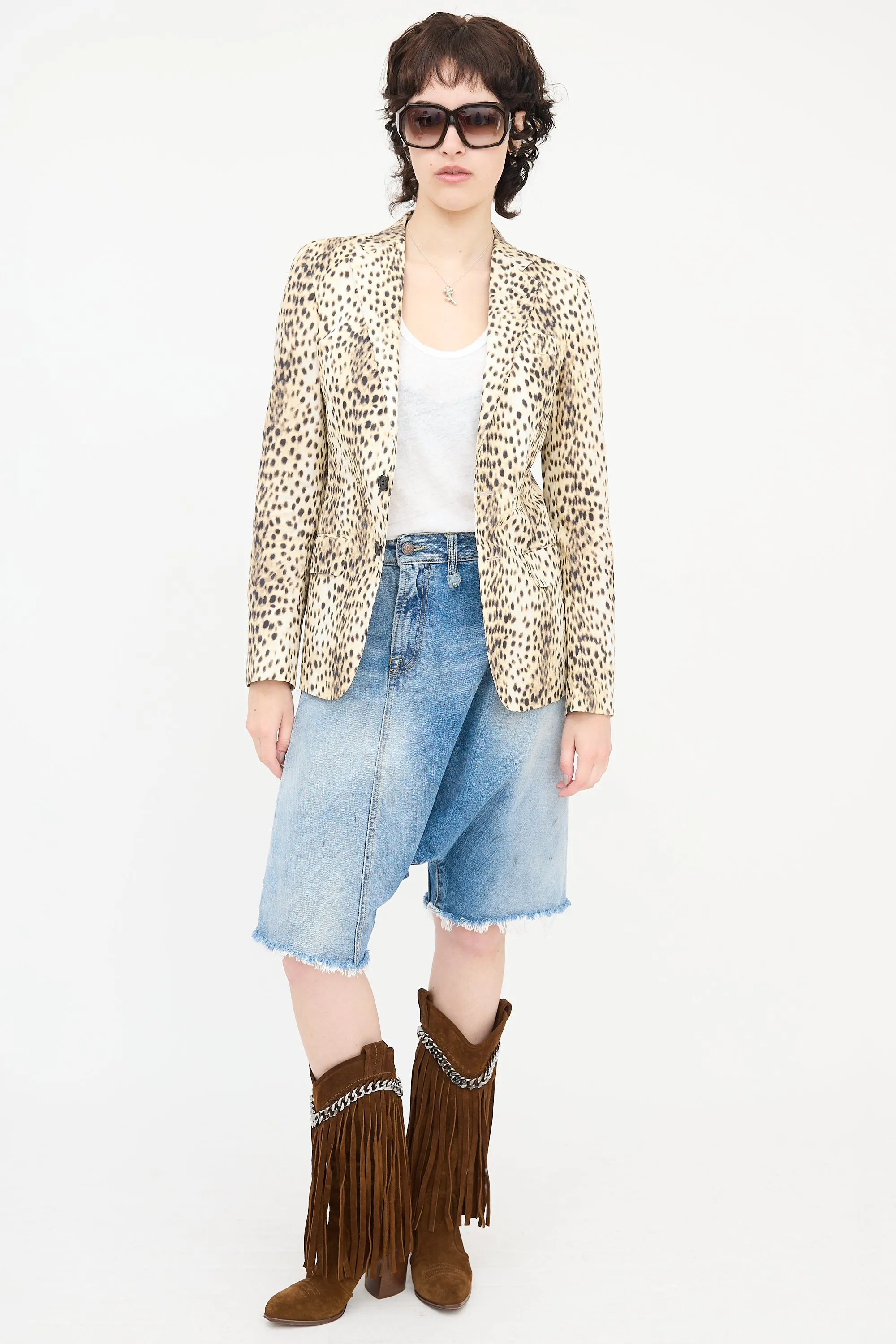 Printed Boyfriend Blazer sold by VSP Consignment product image thumbnail 2