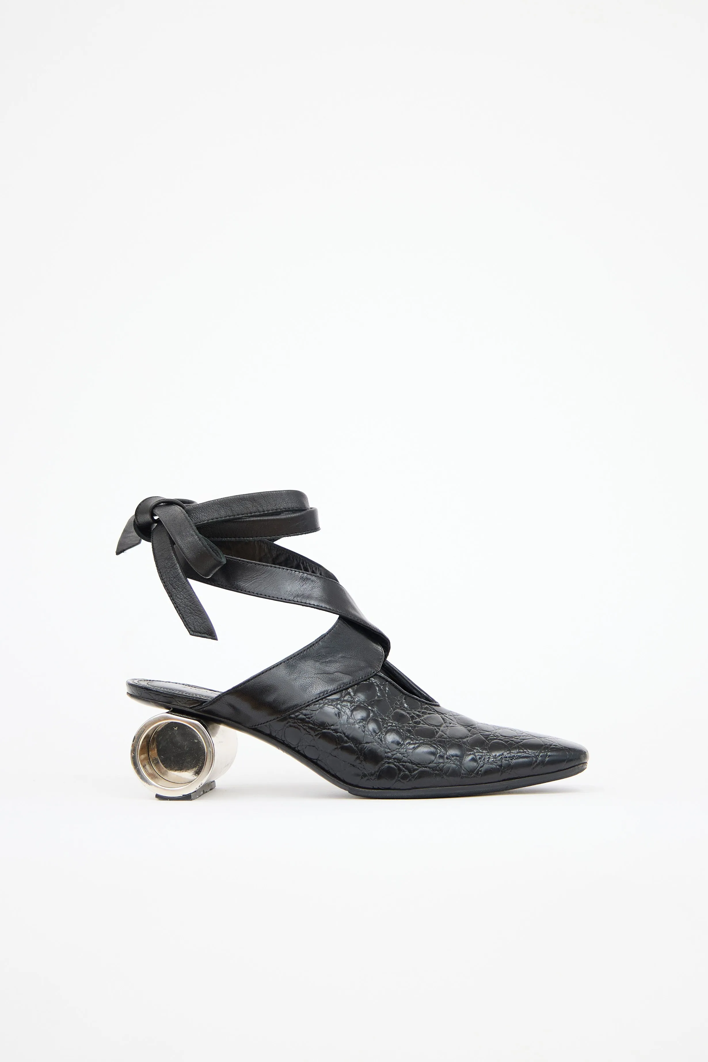 FW 2016 Leather Cylinder Mule sold by VSP Consignment