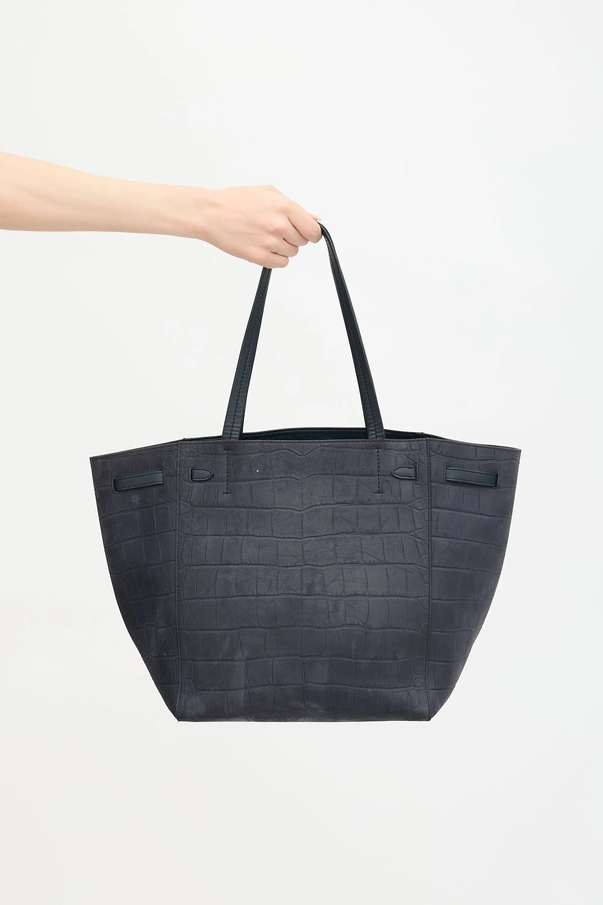 2015 Embossed Suede Cabas Phantom Bag sold by VSP Consignment product image thumbnail 3