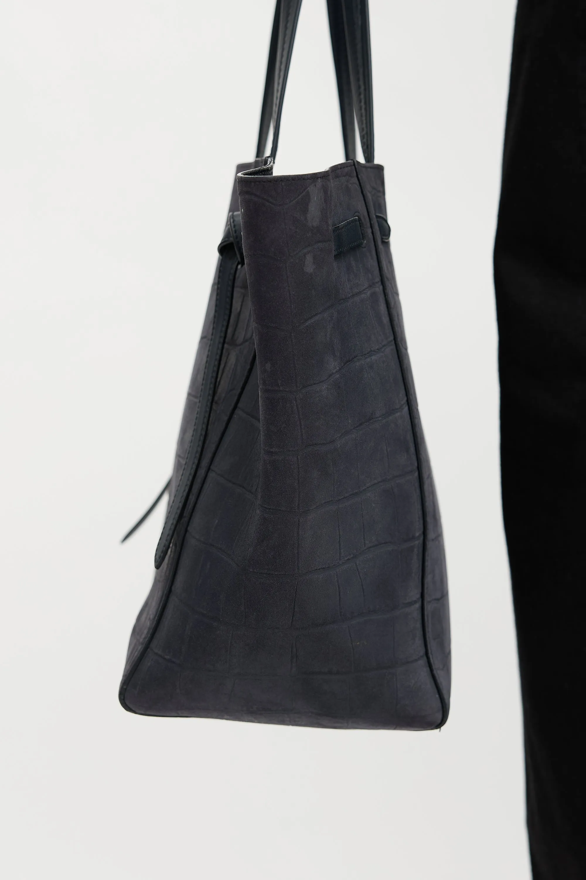 2015 Embossed Suede Cabas Phantom Bag sold by VSP Consignment product image thumbnail 5