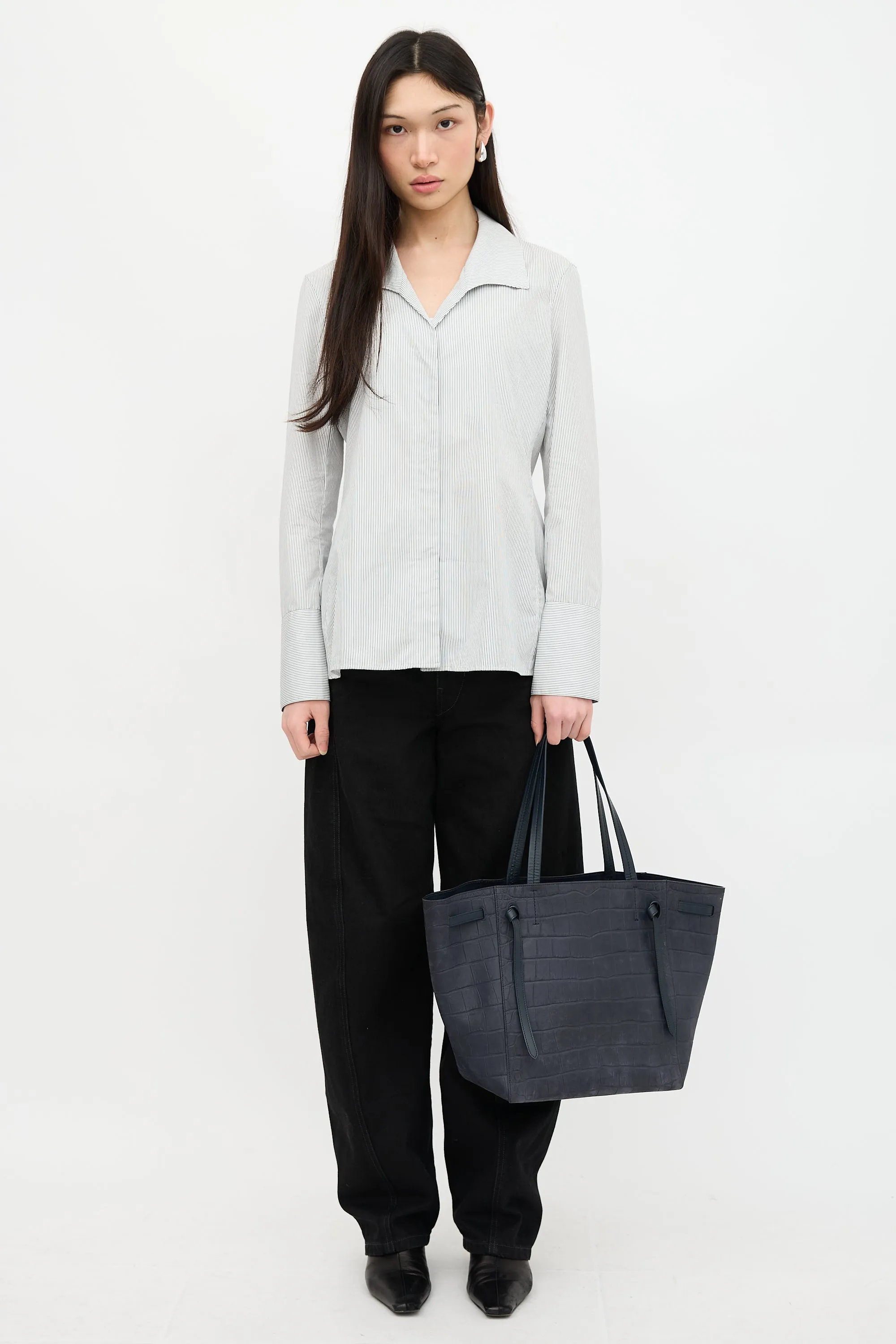 2015 Embossed Suede Cabas Phantom Bag sold by VSP Consignment product image thumbnail 4