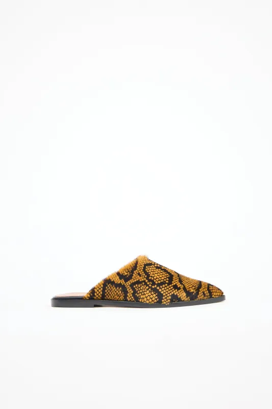 Printed Hair Anzi Mule sold by VSP Consignment