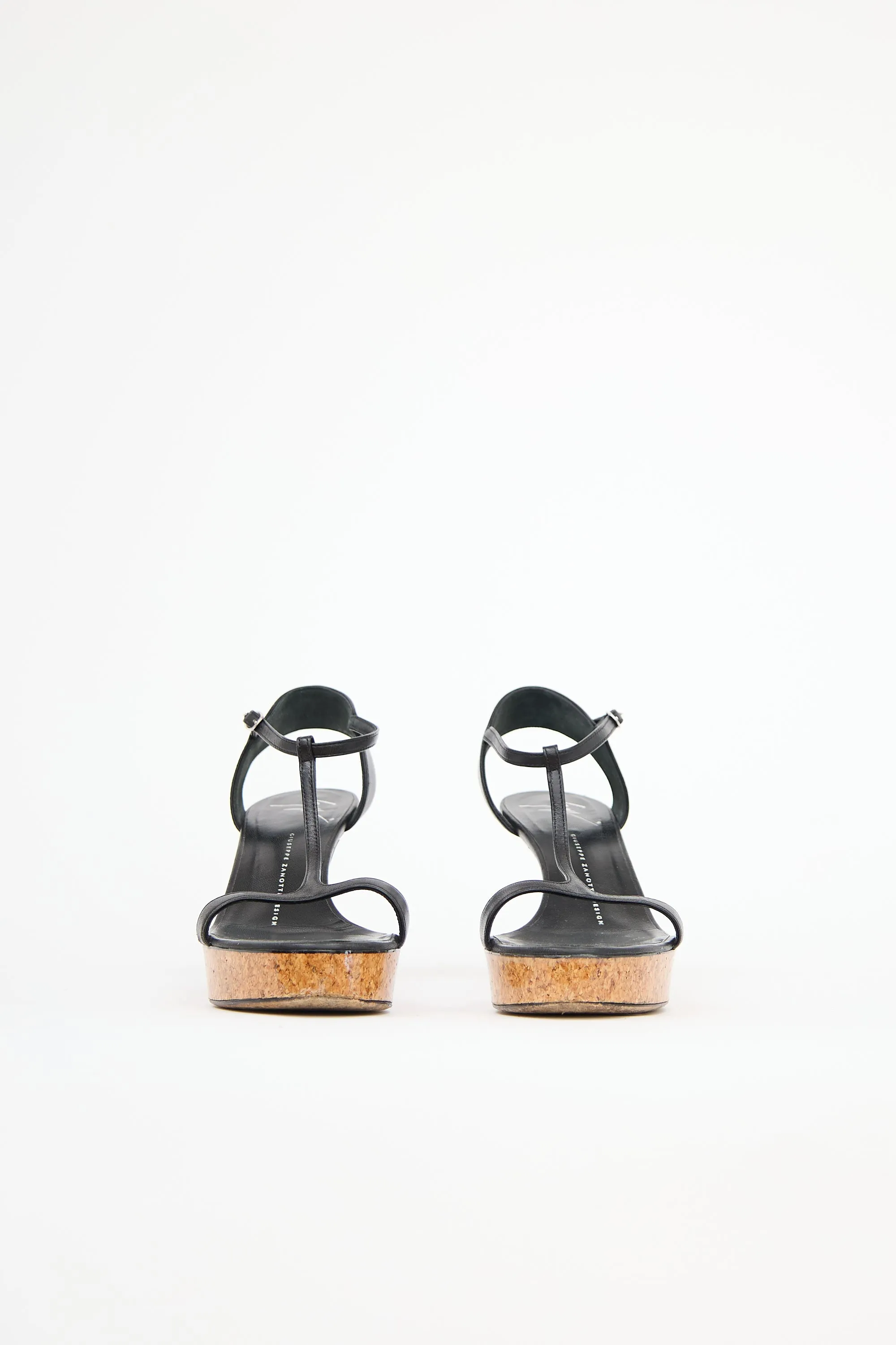 Leather T-Strap Sandal sold by VSP Consignment product image thumbnail 3