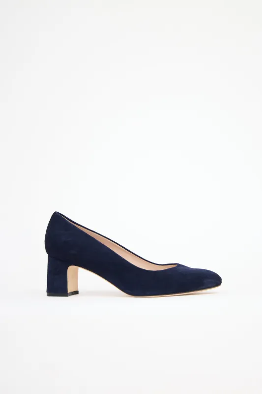 Suede Maeve 50 Pump sold by VSP Consignment