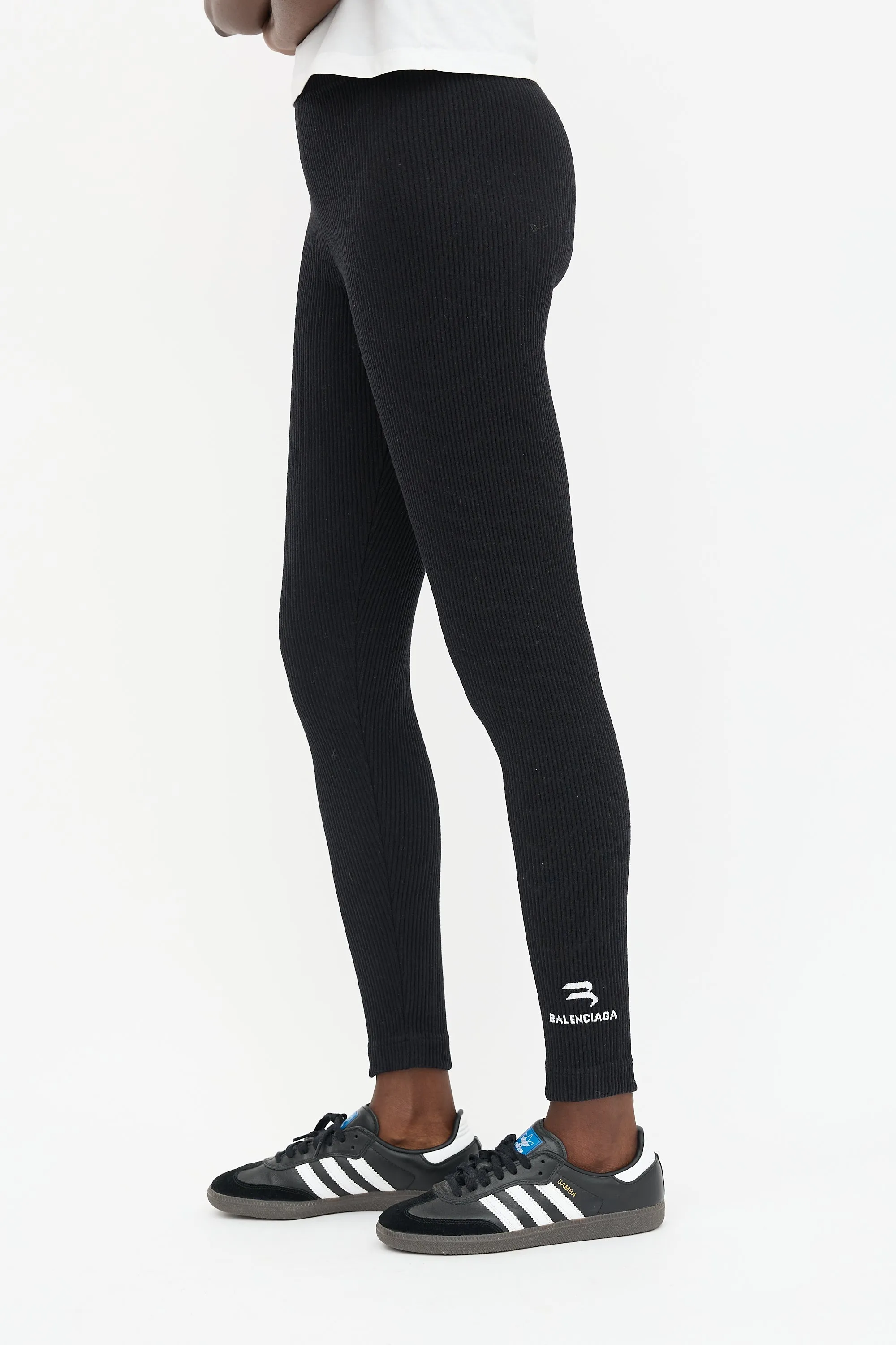 Rib Knit Logo Legging sold by VSP Consignment product image thumbnail 2