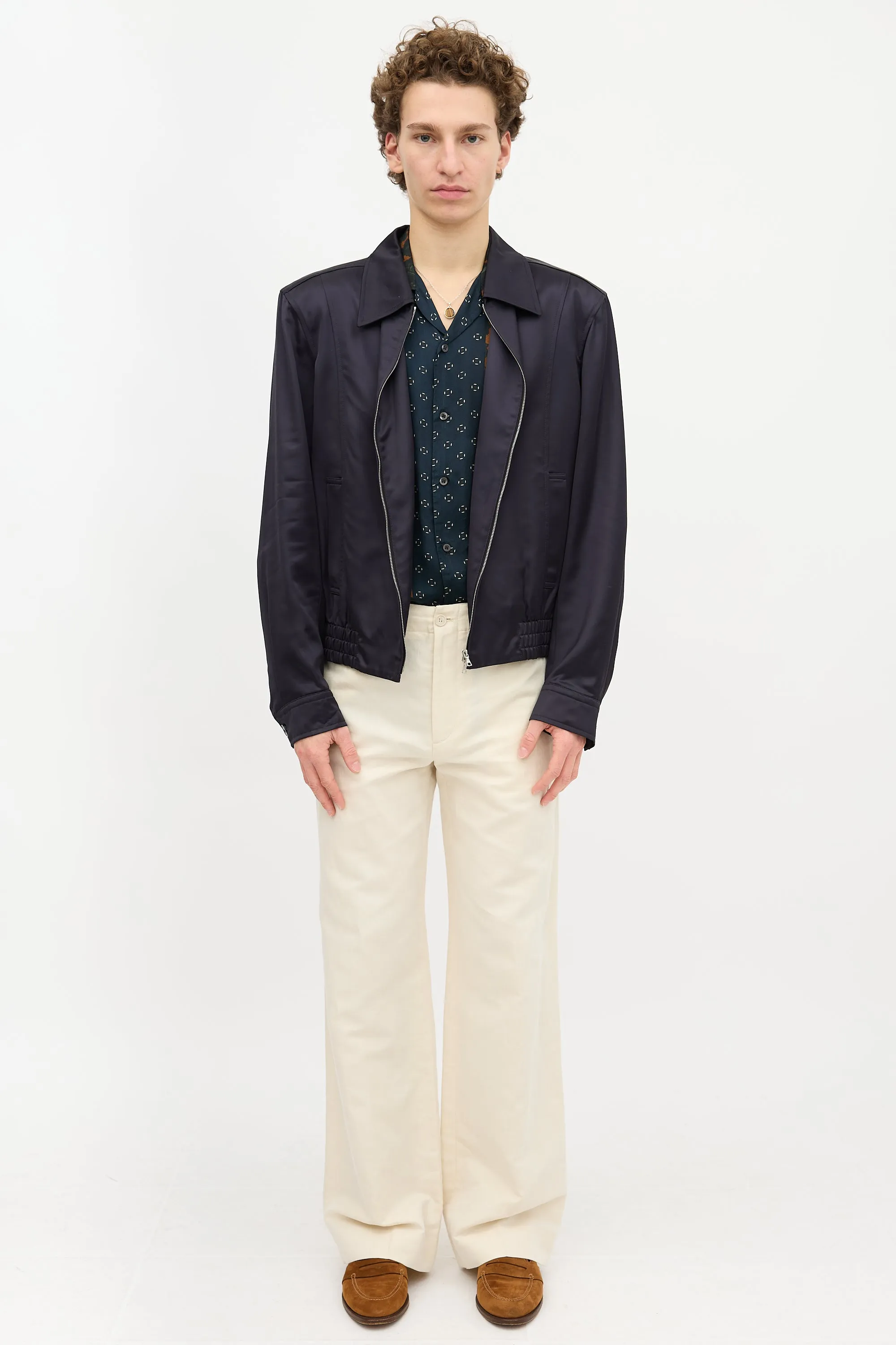 Satin Bomber Jacket sold by VSP Consignment product image thumbnail 2