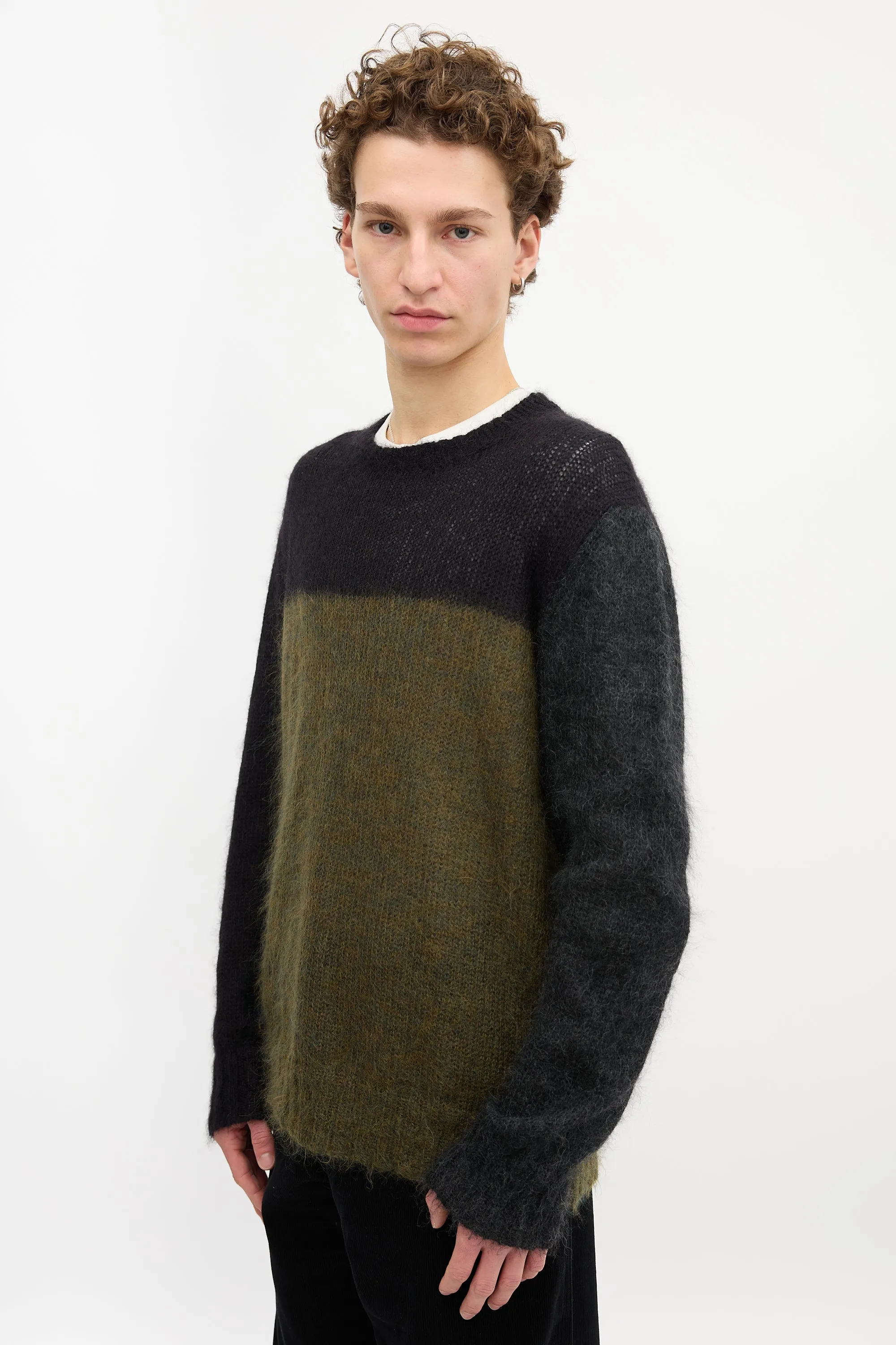 Mohair Colour Block Sweater sold by VSP Consignment product image thumbnail 3