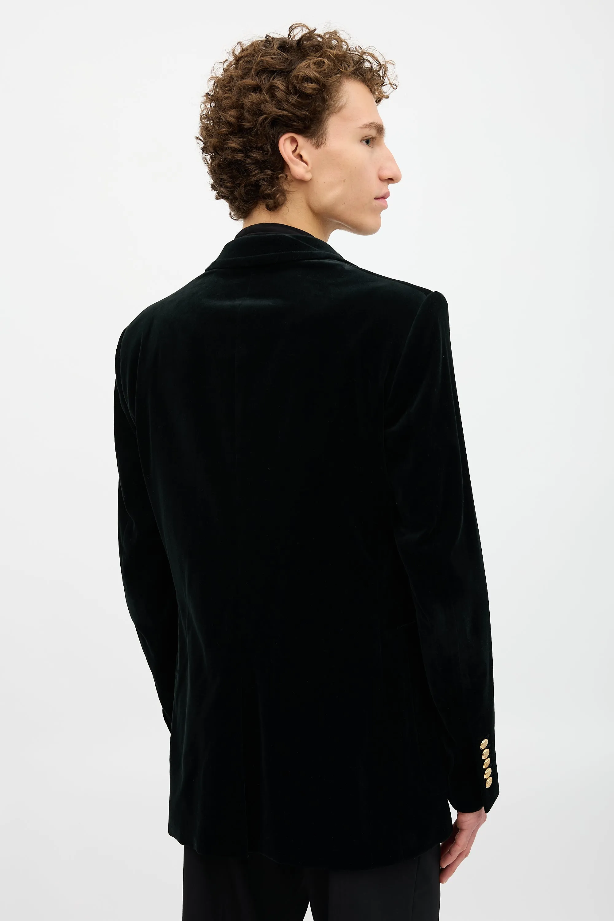 Velvet Peak Lapel Blazer sold by VSP Consignment product image thumbnail 4