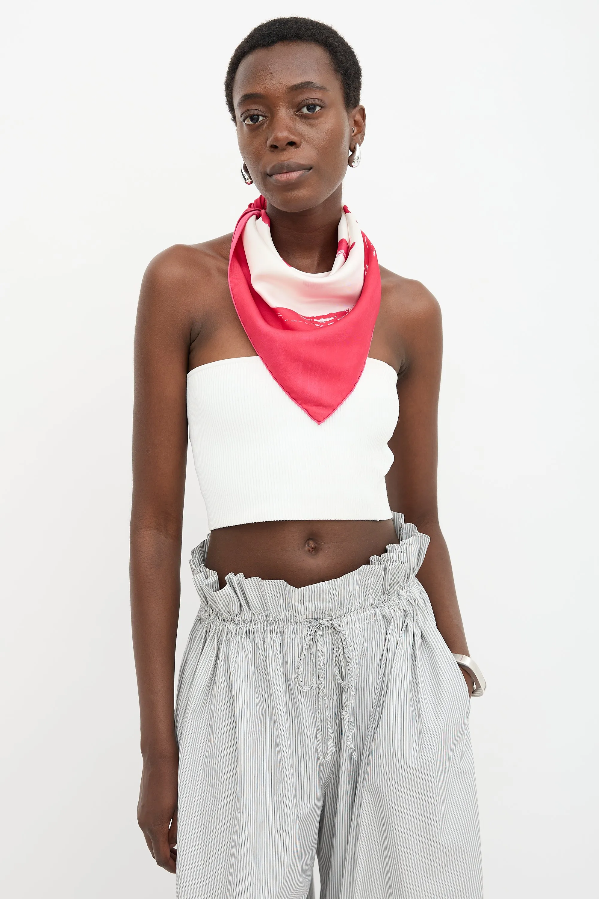 Silk C'est Non Scarf sold by VSP Consignment product image thumbnail 2