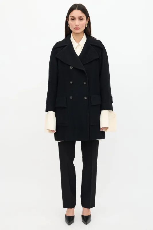 FW 1996 Wool Double Breasted Coat sold by VSP Consignment