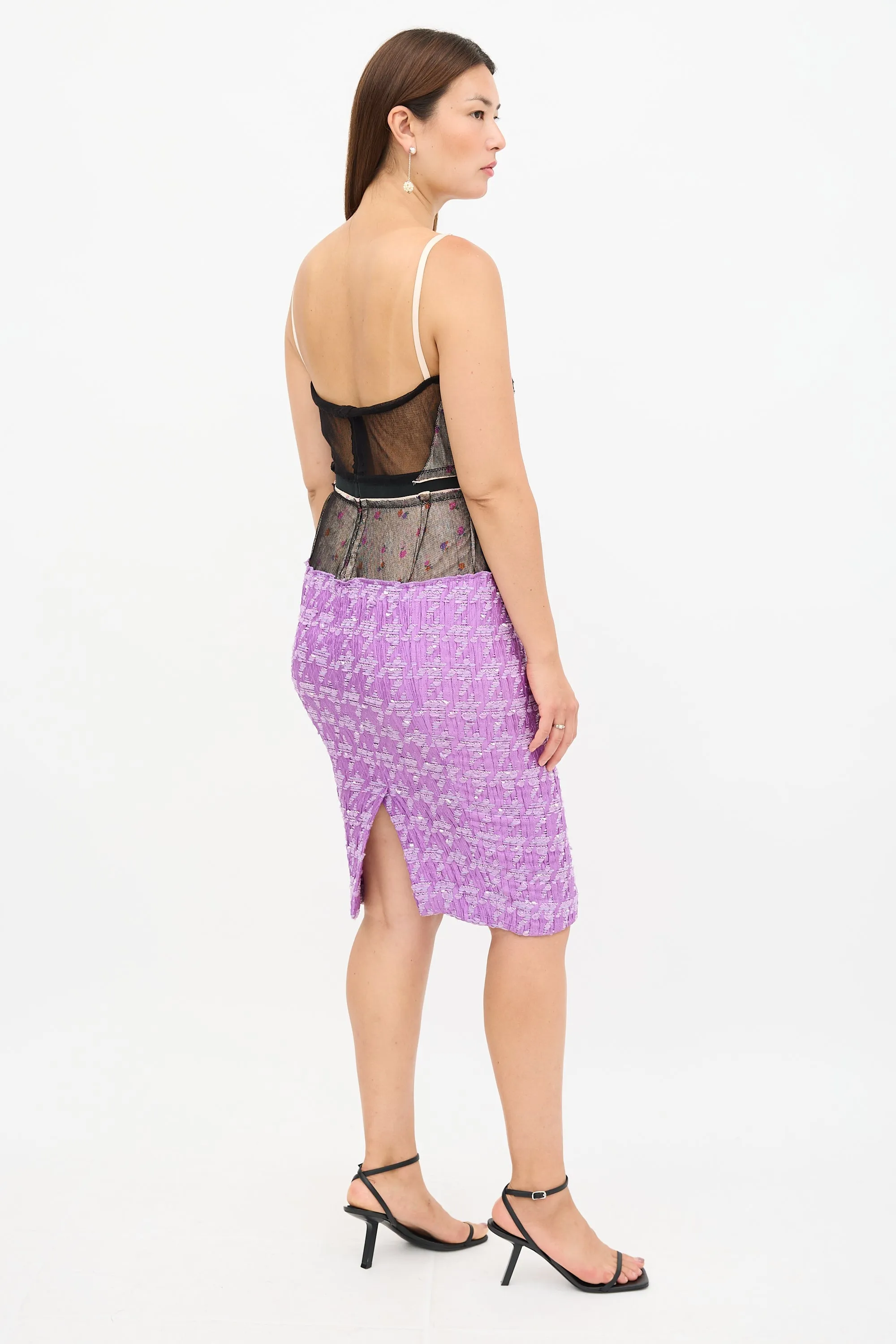 Mixed Bustier Dress sold by VSP Consignment product image thumbnail 4