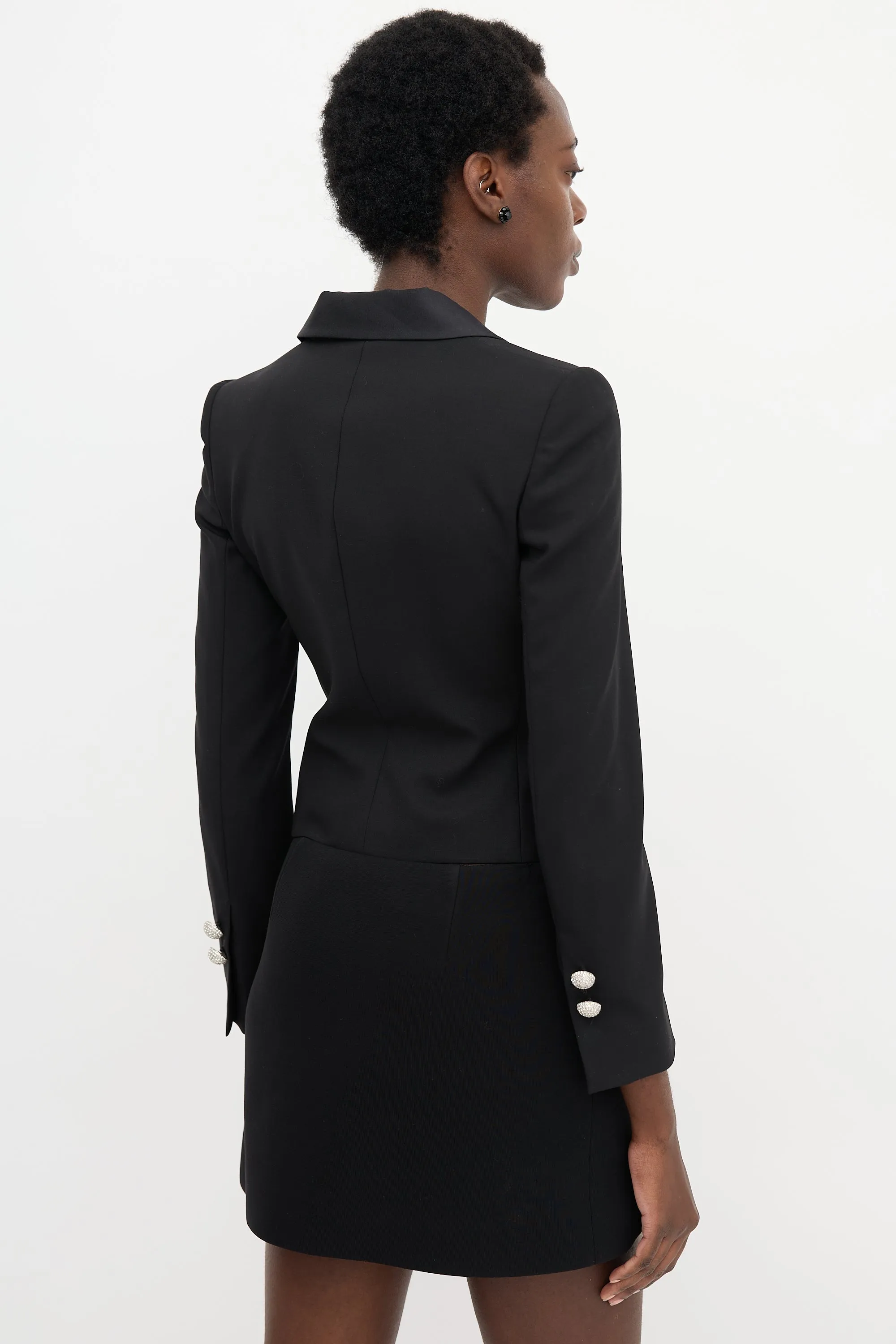 Double Breasted Tuxedo Blazer sold by VSP Consignment product image thumbnail 4
