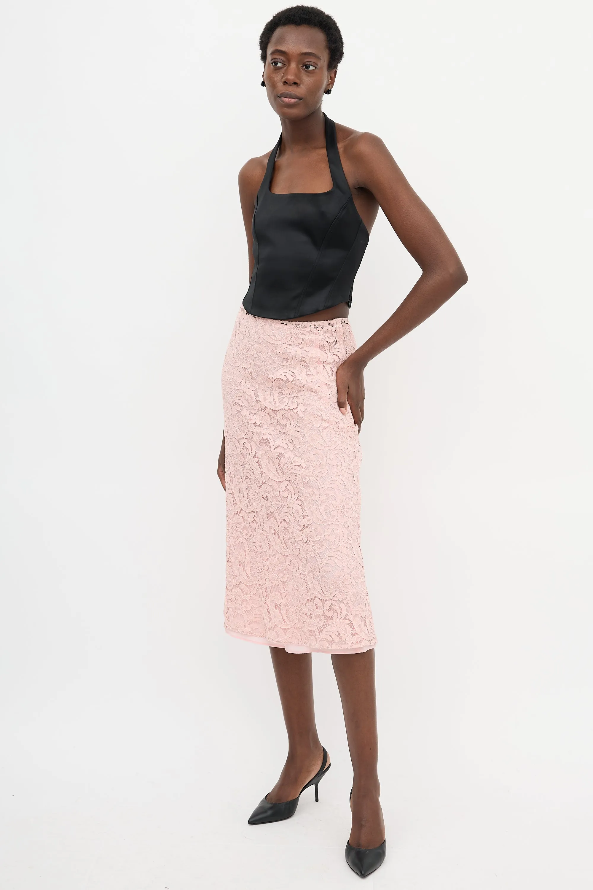 Lace Pencil Skirt sold by VSP Consignment product image thumbnail 2