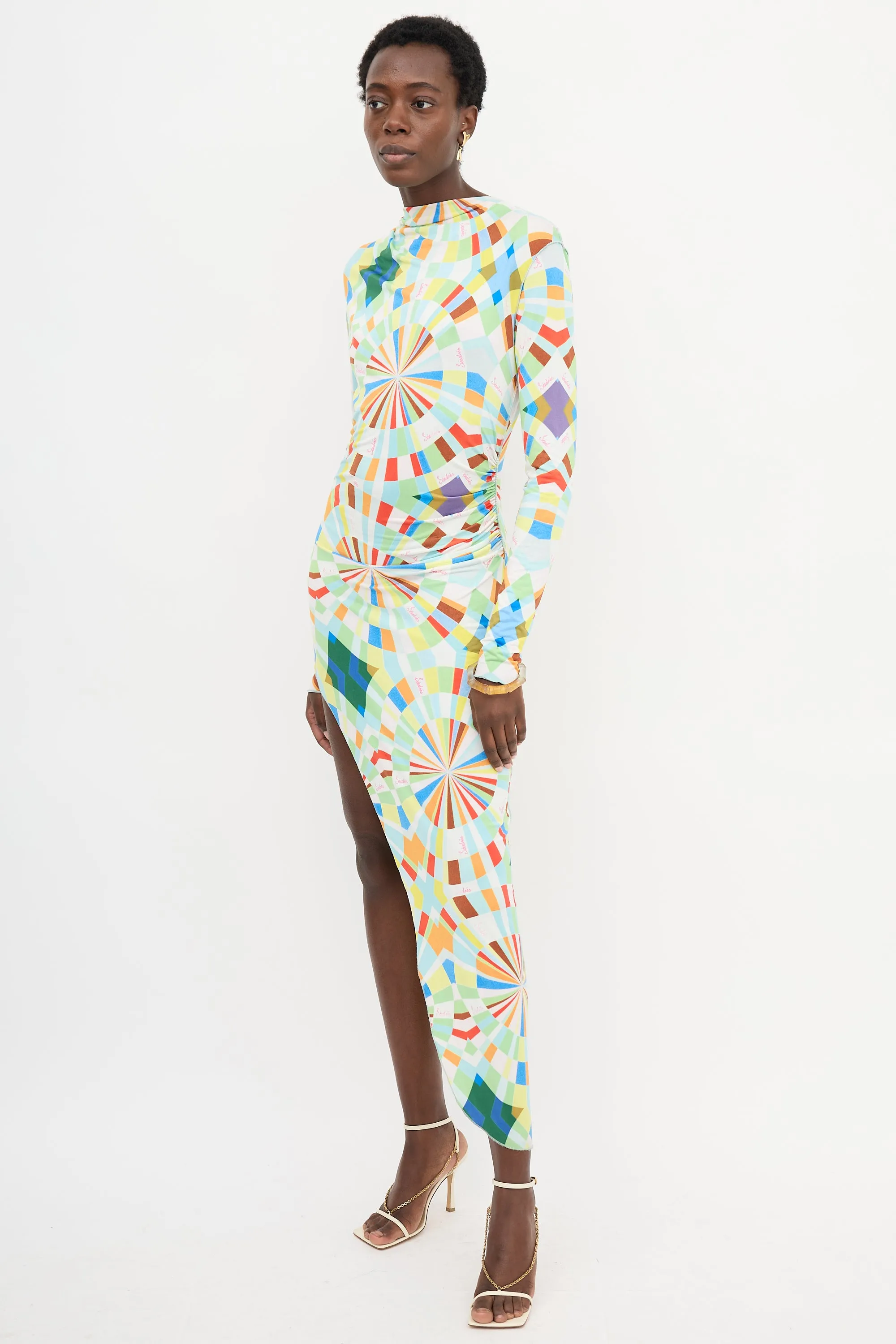 Agnes Geometric Printed Dress sold by VSP Consignment product image thumbnail 3