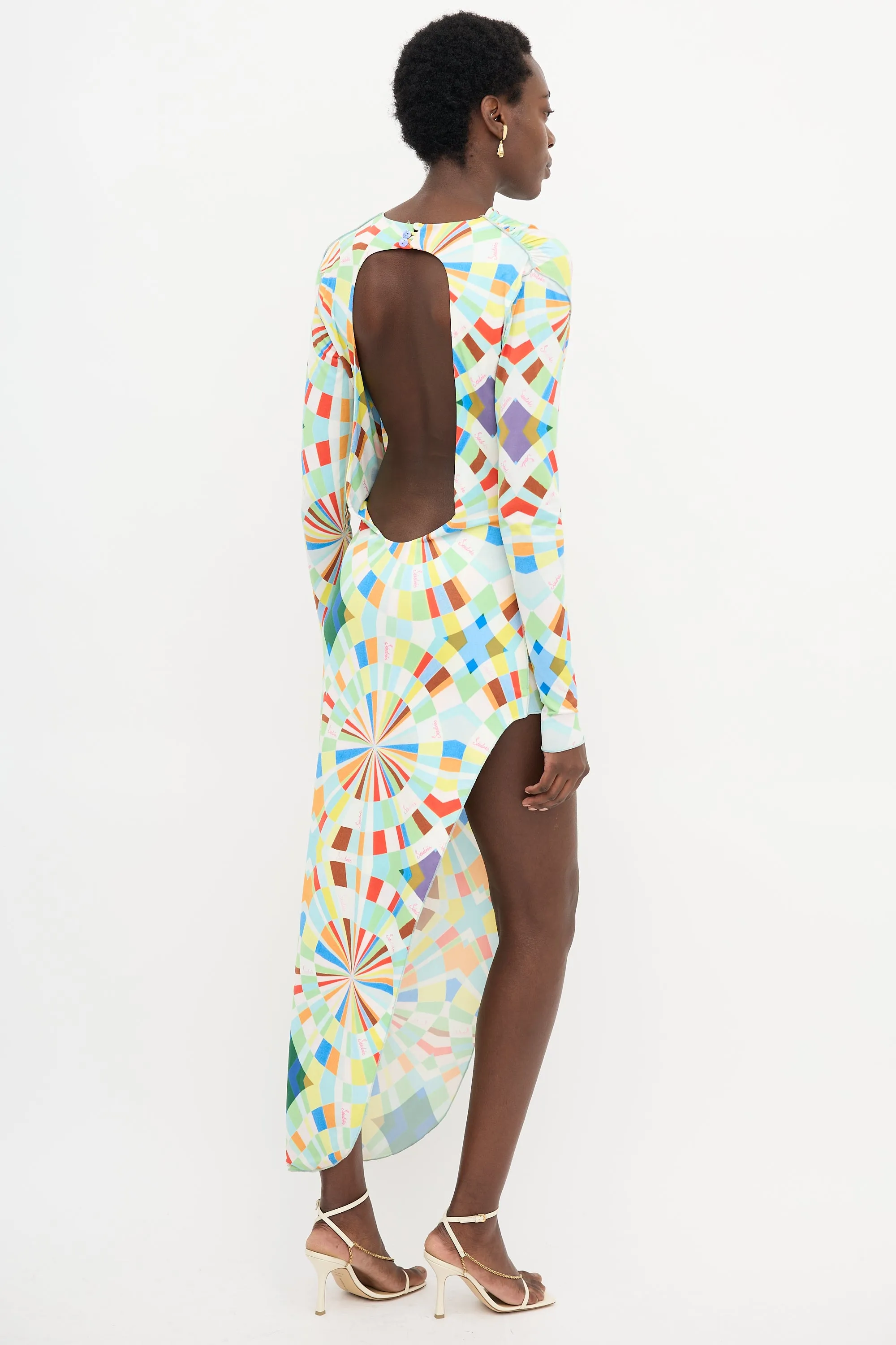Agnes Geometric Printed Dress sold by VSP Consignment product image thumbnail 2