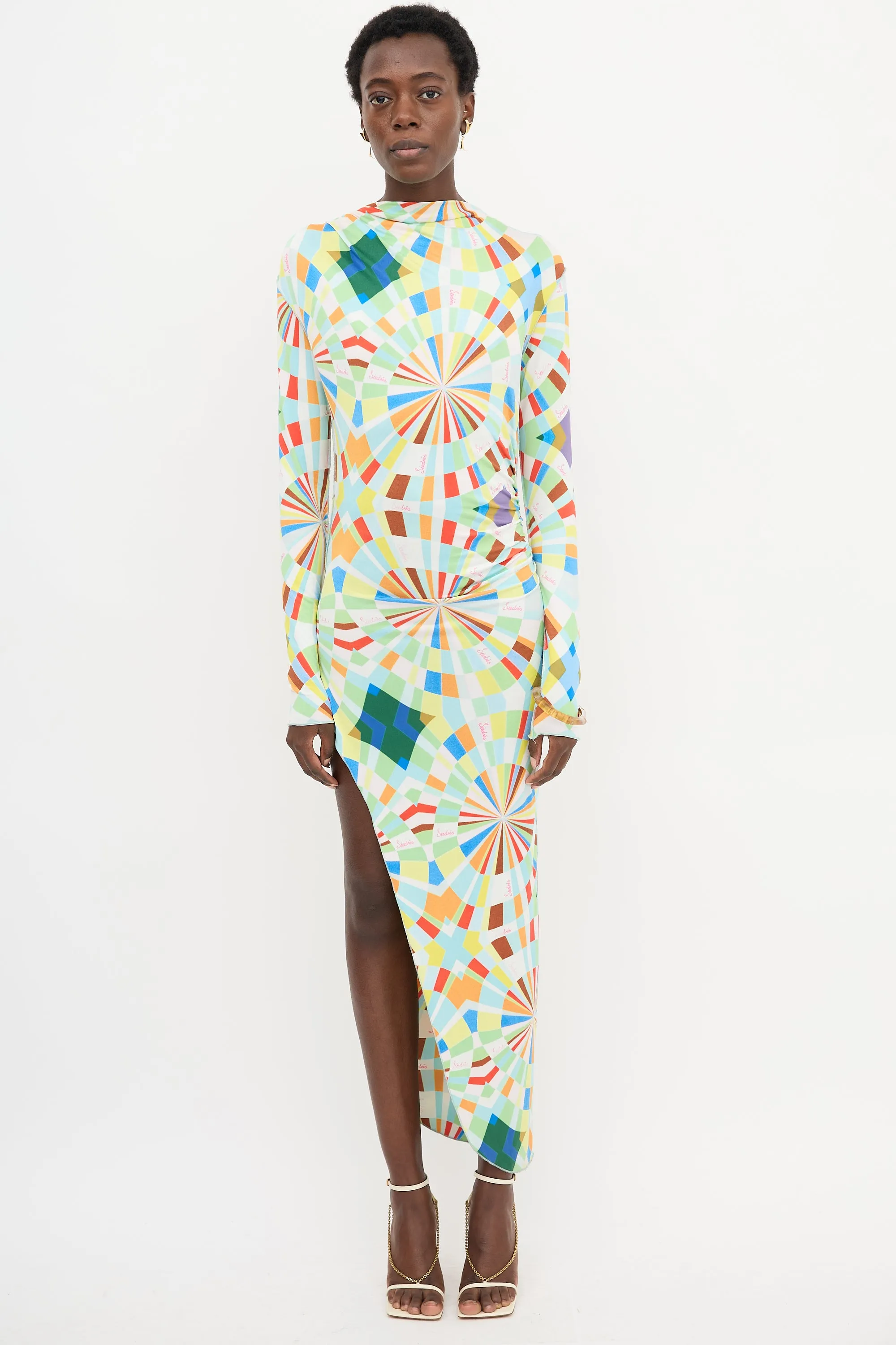 Agnes Geometric Printed Dress sold by VSP Consignment