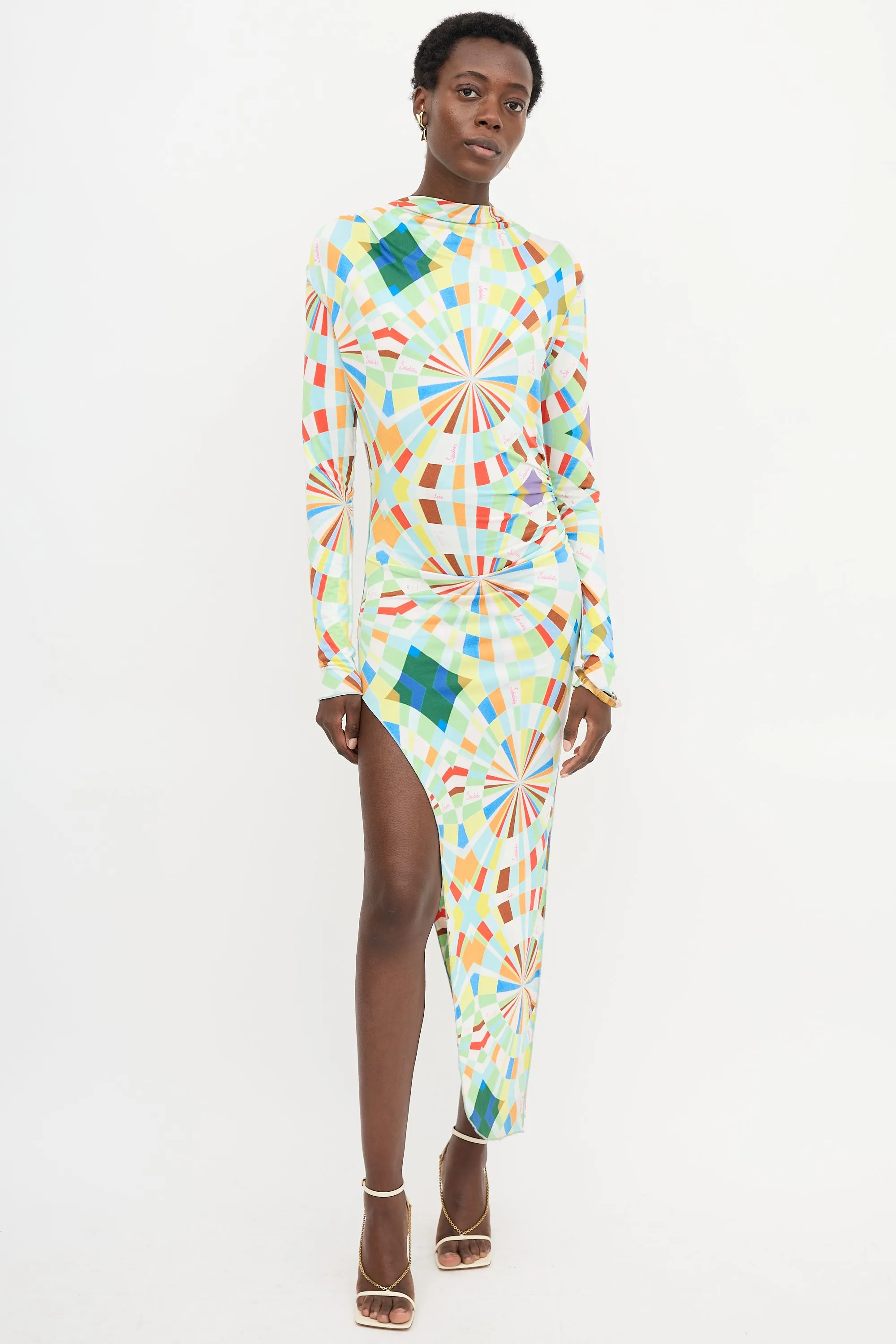 Agnes Geometric Printed Dress sold by VSP Consignment product image thumbnail 4