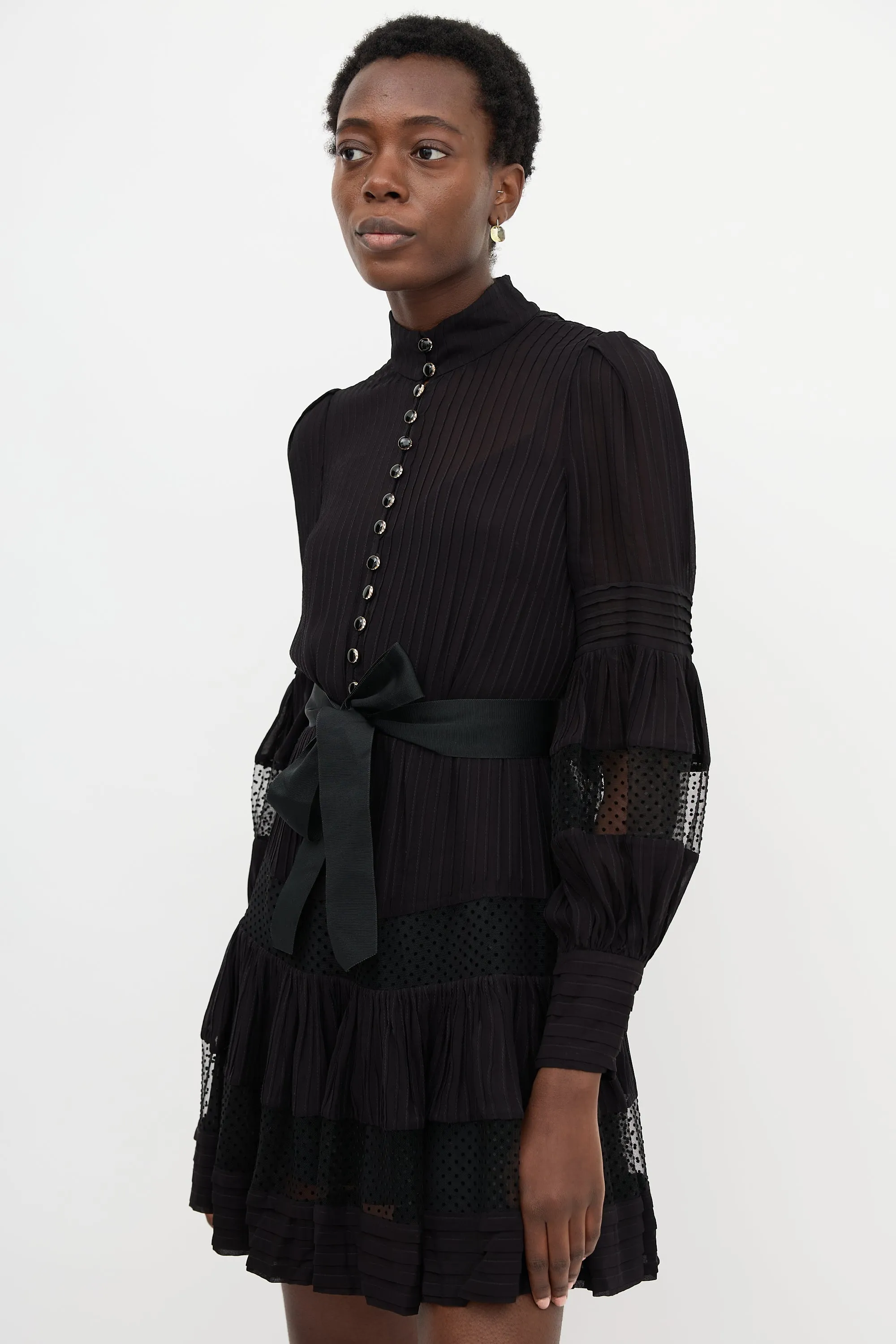 Spliced Mesh Dress sold by VSP Consignment product image thumbnail 3