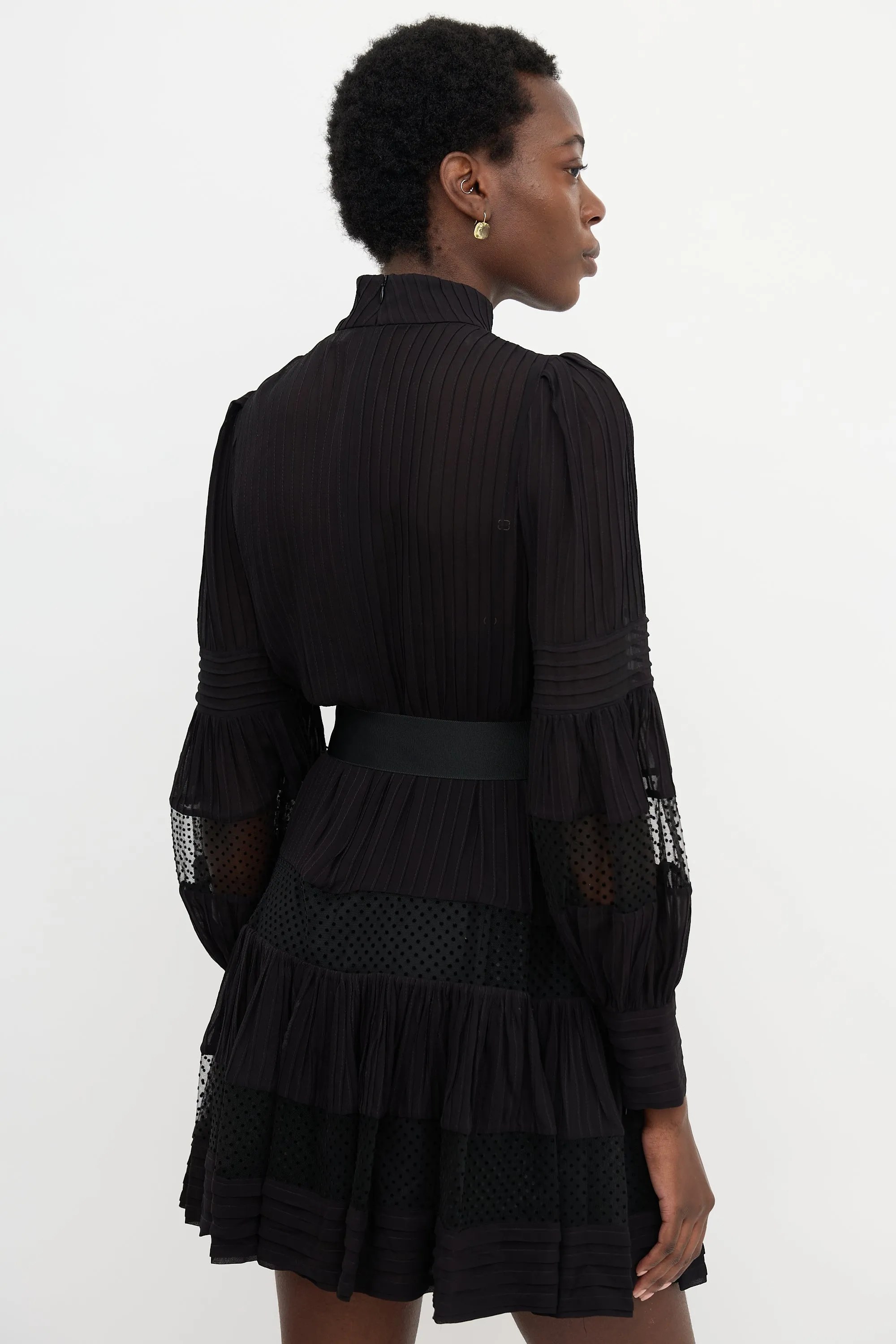 Spliced Mesh Dress sold by VSP Consignment product image thumbnail 4