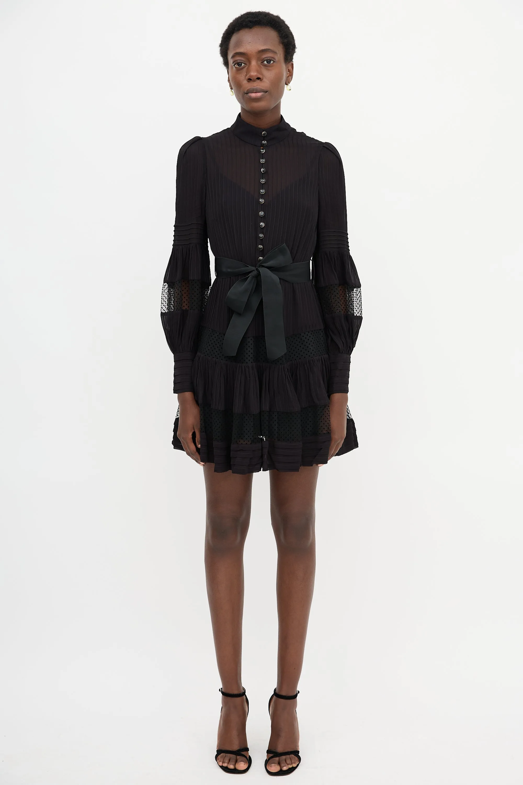 Spliced Mesh Dress sold by VSP Consignment product image thumbnail 2