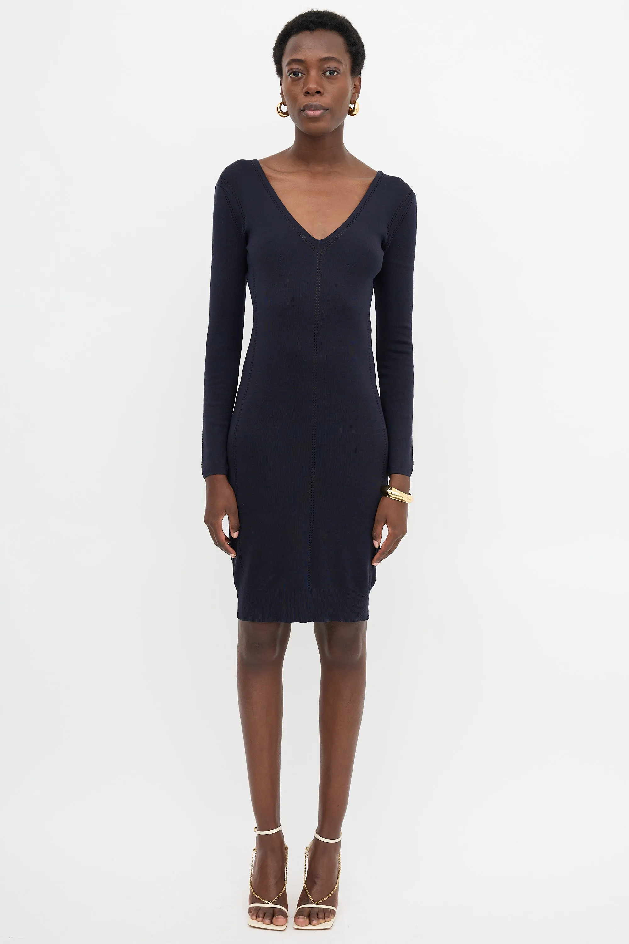 Eyelet Jersey Dress sold by VSP Consignment product image thumbnail 2