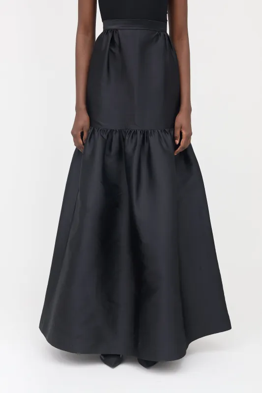Silk Tiered Maxi Skirt made by Prabal Gurung