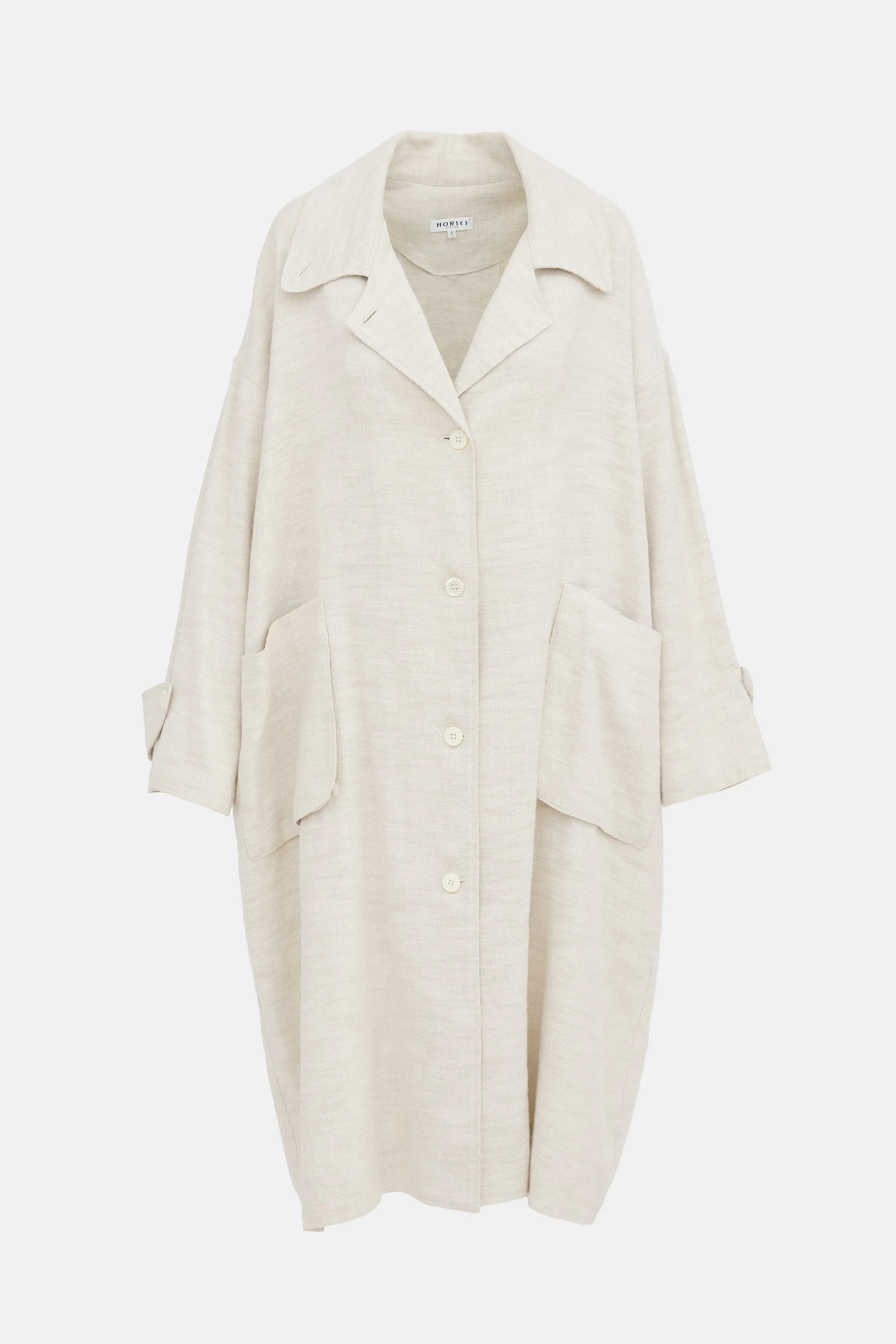 Linen Blend Coat sold by VSP Consignment