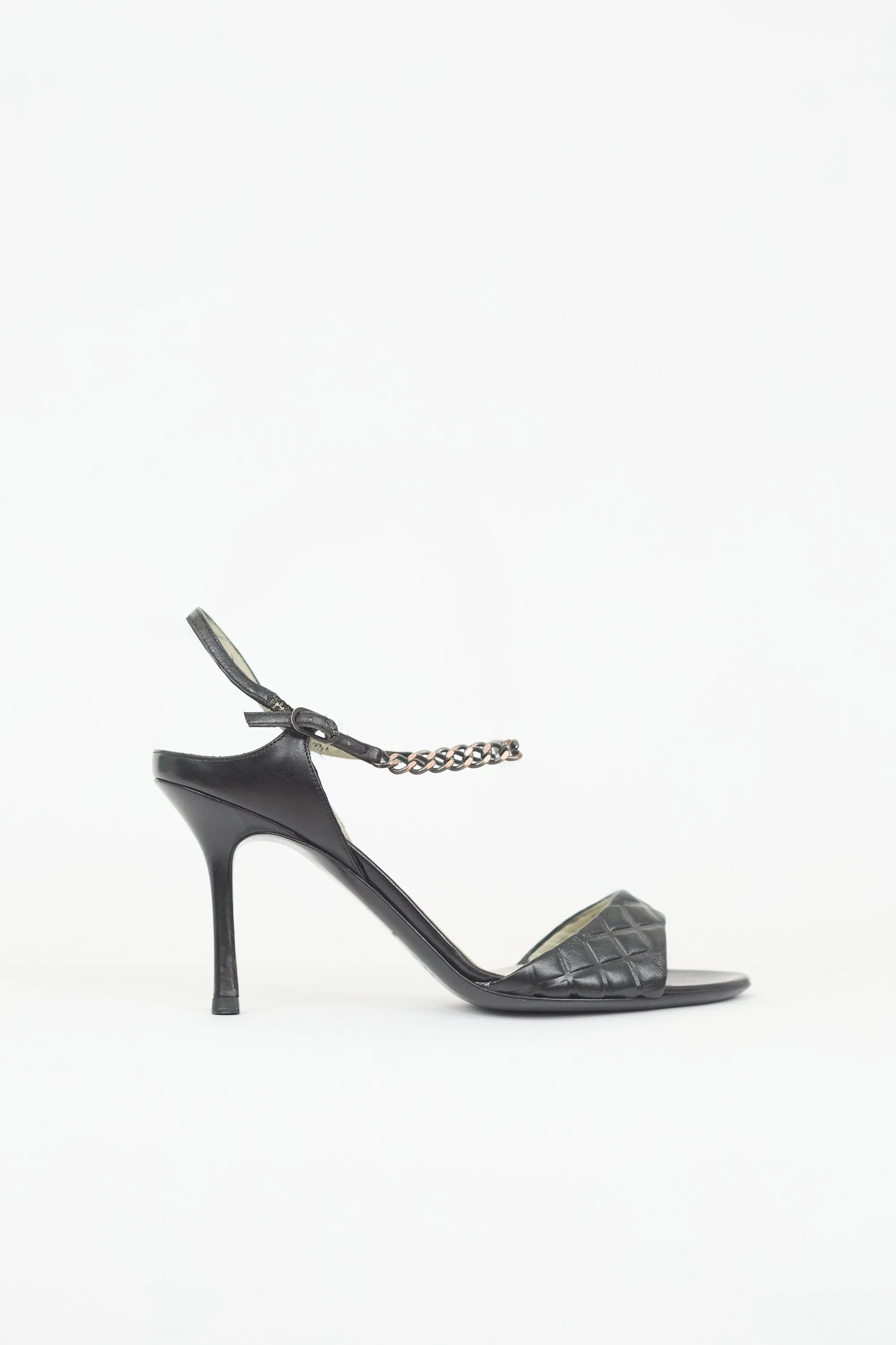 Leather Chain Slingback Heel sold by VSP Consignment