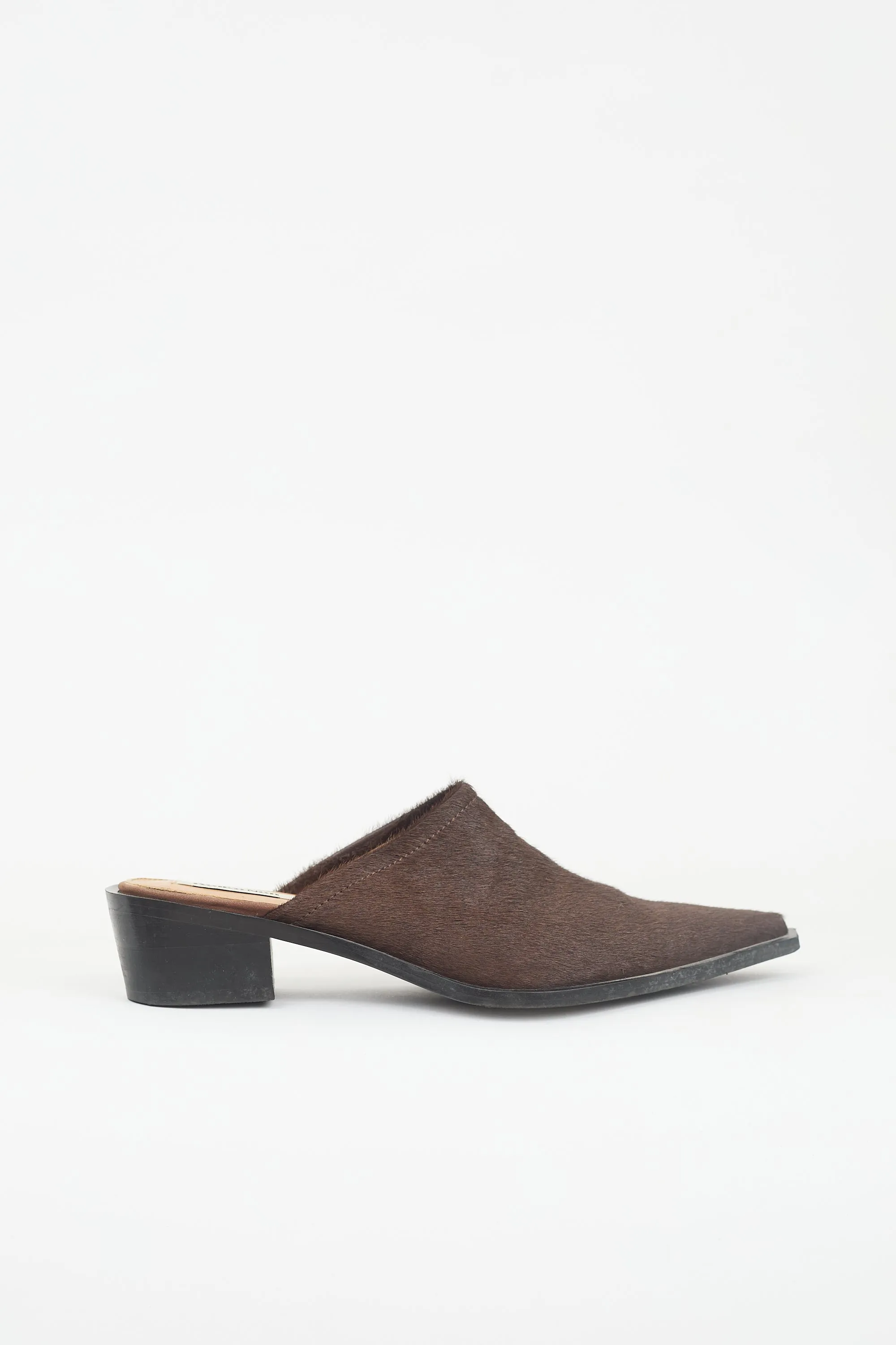 Leather Pointed Mule sold by VSP Consignment