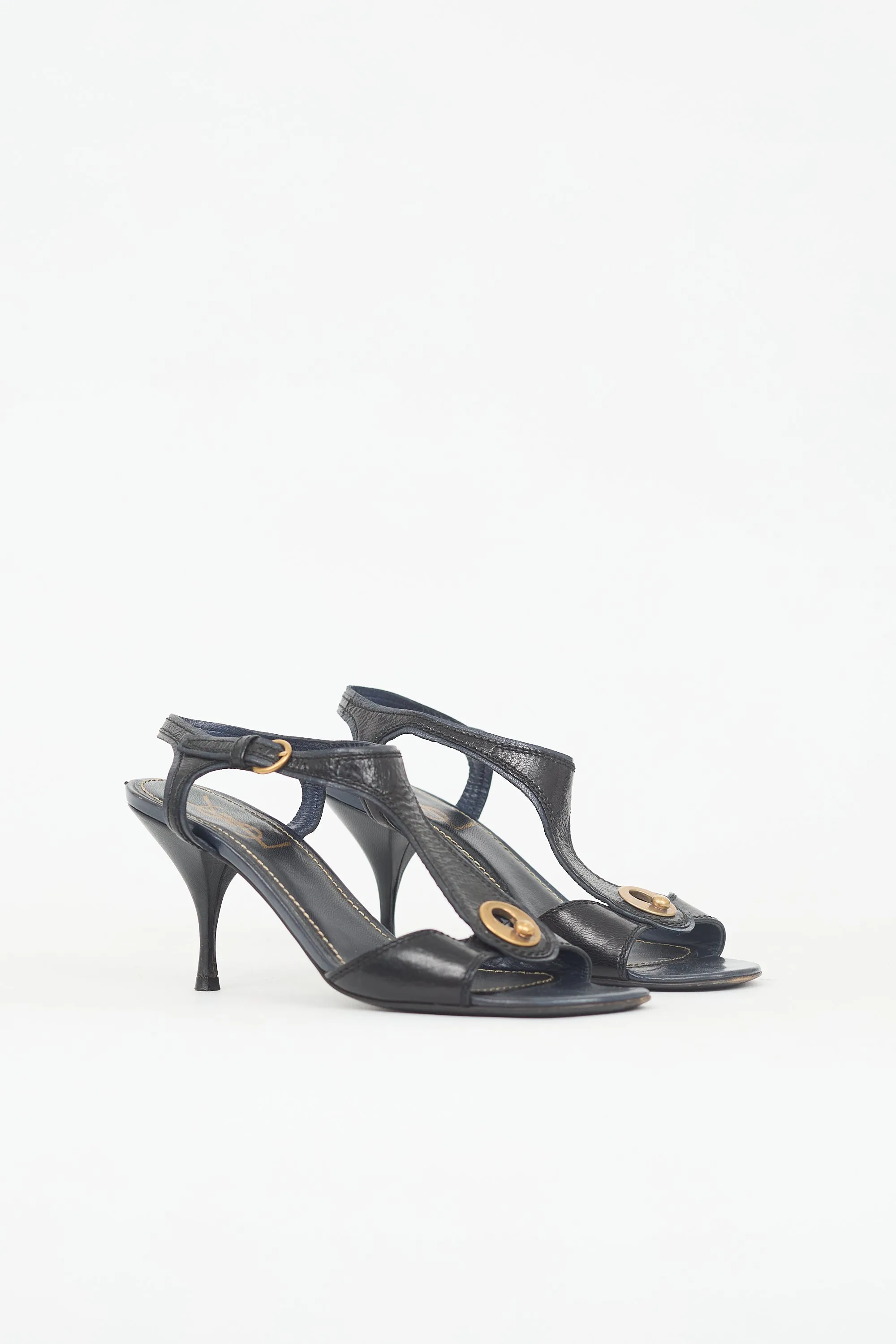Leather T-Strap Sandal sold by VSP Consignment product image thumbnail 2
