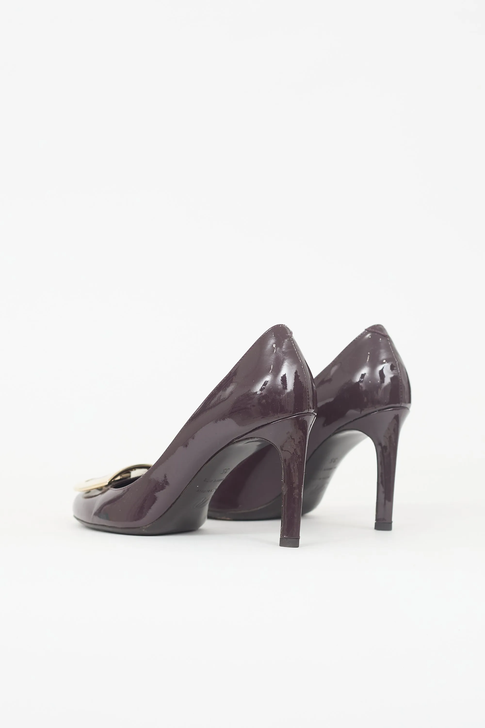 Patent Leather Buckle Pump sold by VSP Consignment product image thumbnail 4