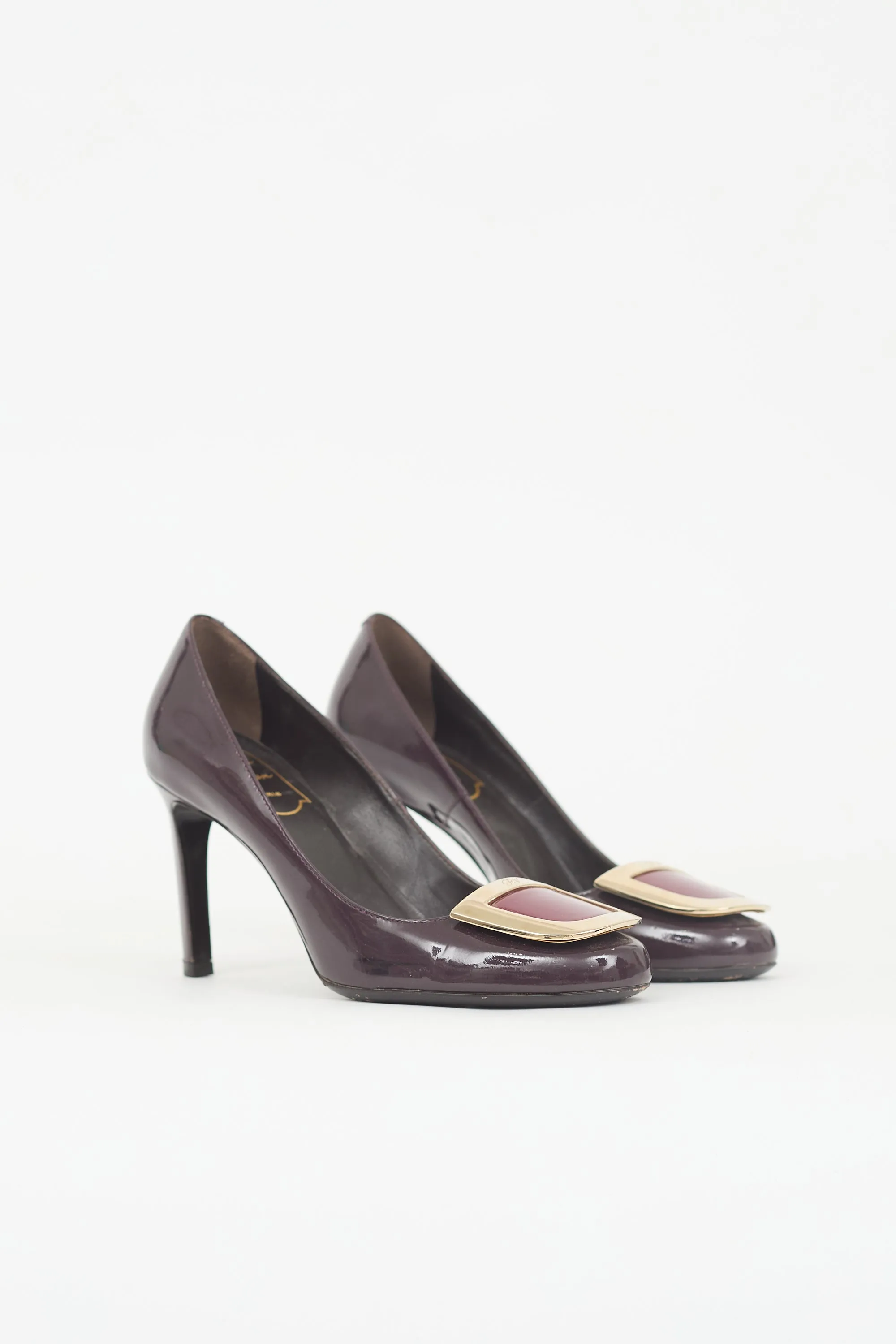 Patent Leather Buckle Pump sold by VSP Consignment product image thumbnail 2