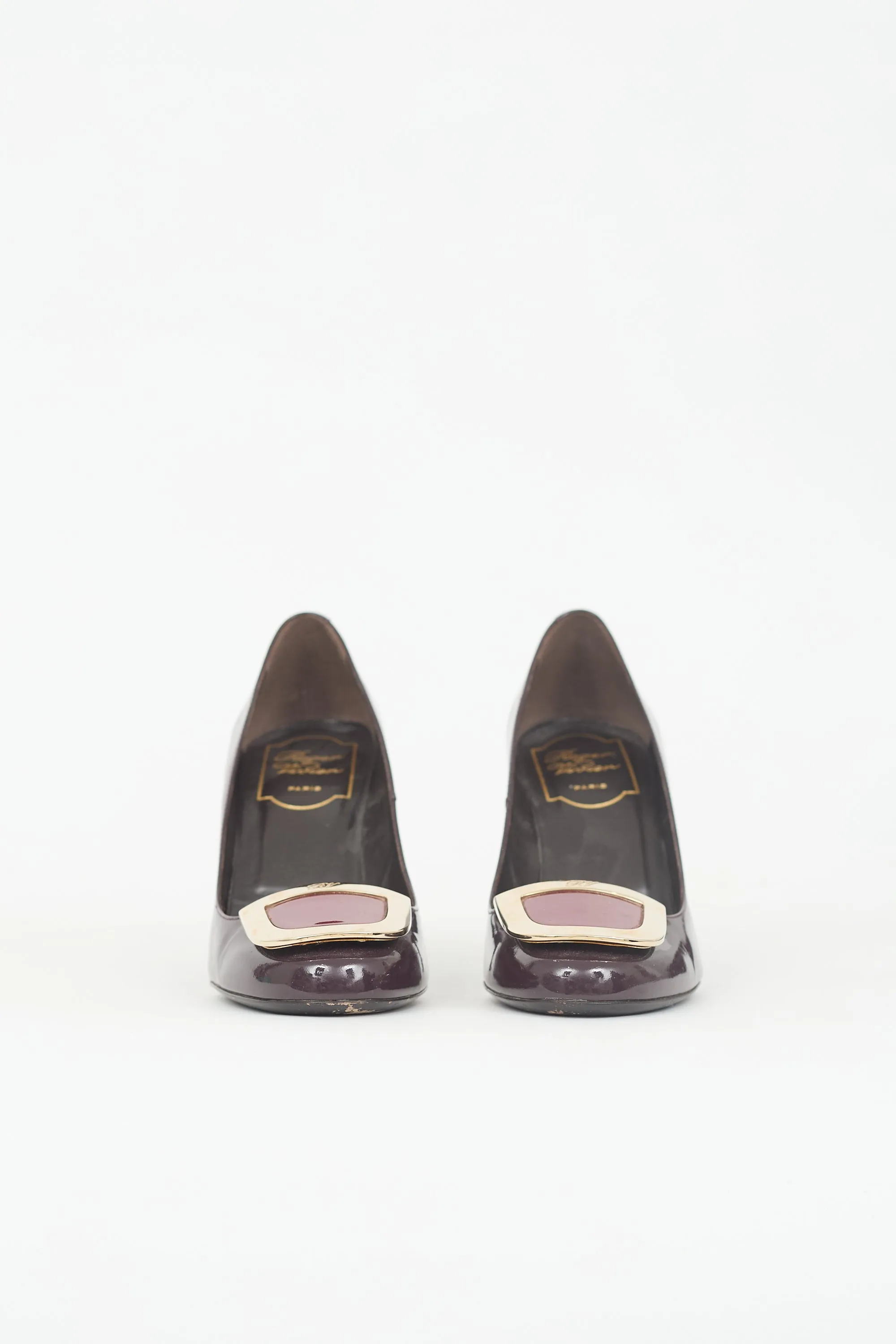 Patent Leather Buckle Pump sold by VSP Consignment product image thumbnail 3