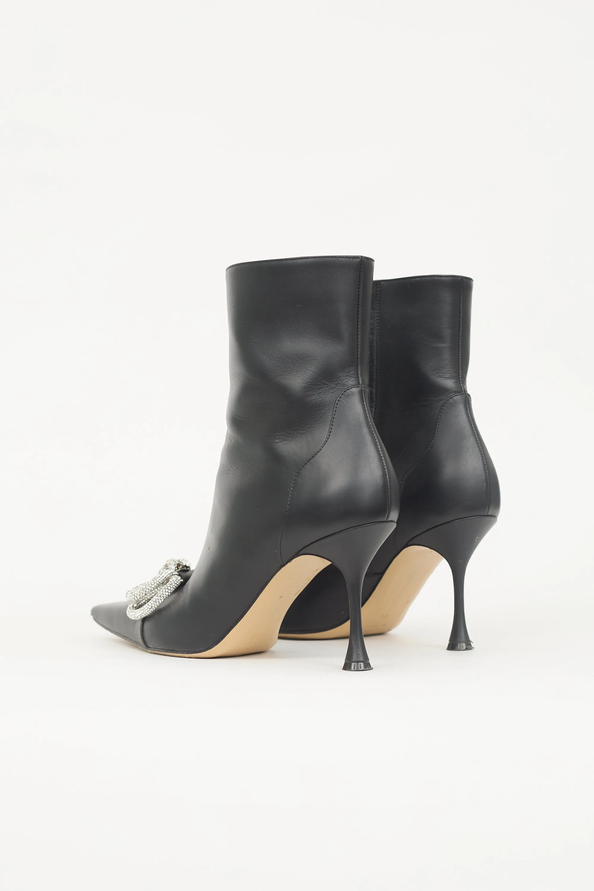 Leather Double Bow Boot sold by VSP Consignment product image thumbnail 5