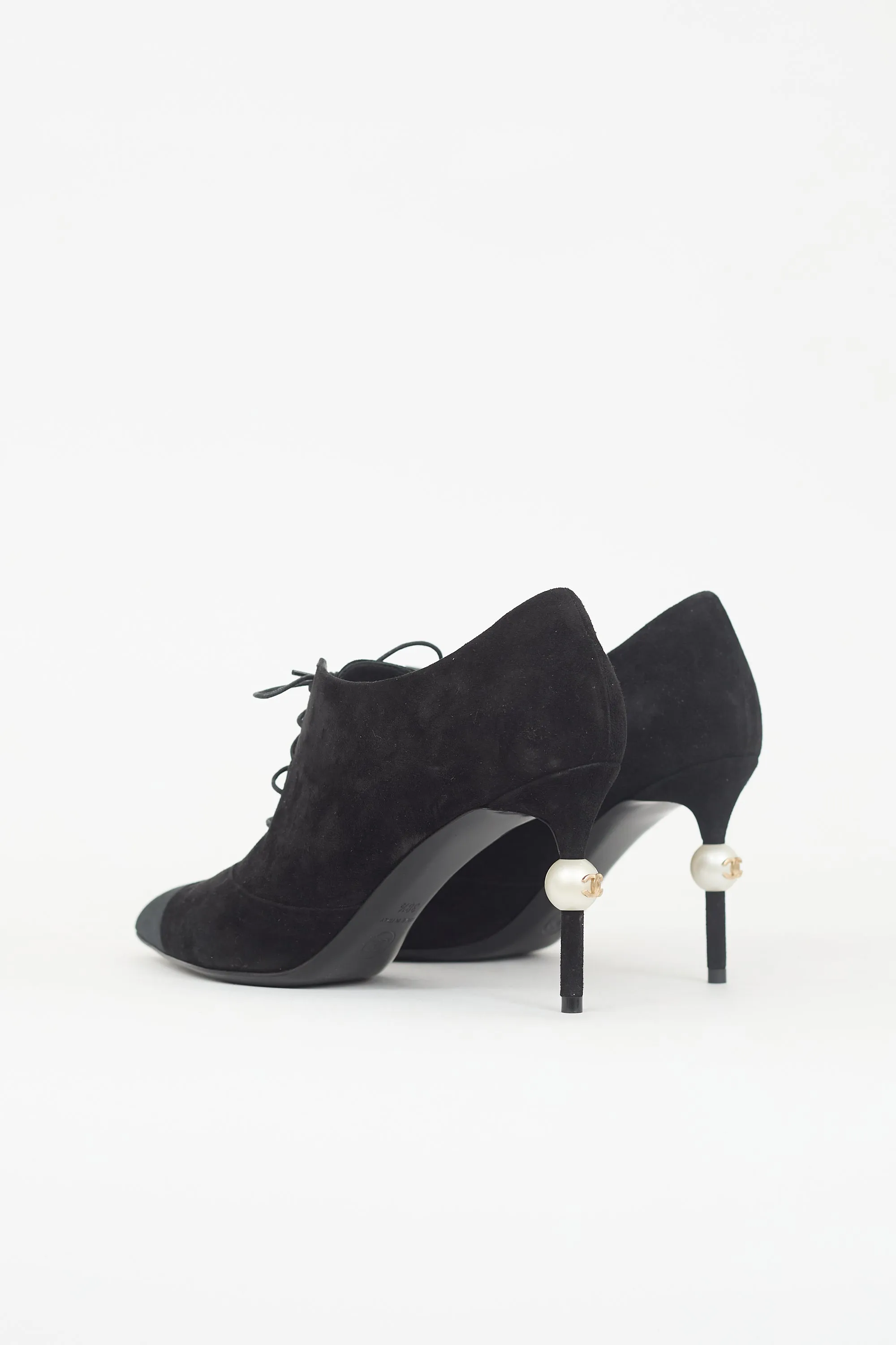 Suede Lace Up Bootie sold by VSP Consignment product image thumbnail 4