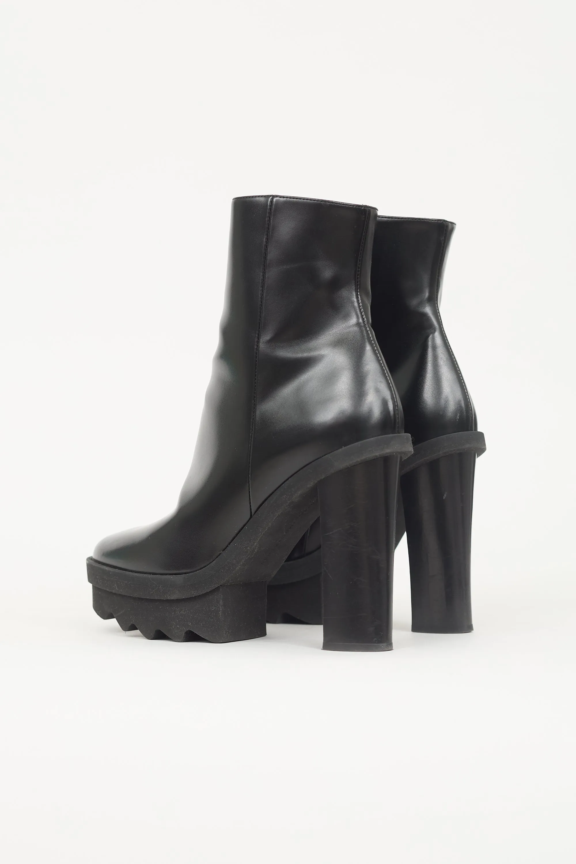 Faux Leather Ankle Boot sold by VSP Consignment product image thumbnail 4