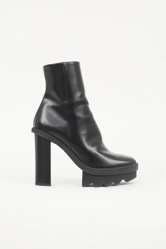 Faux Leather Ankle Boot sold by VSP Consignment