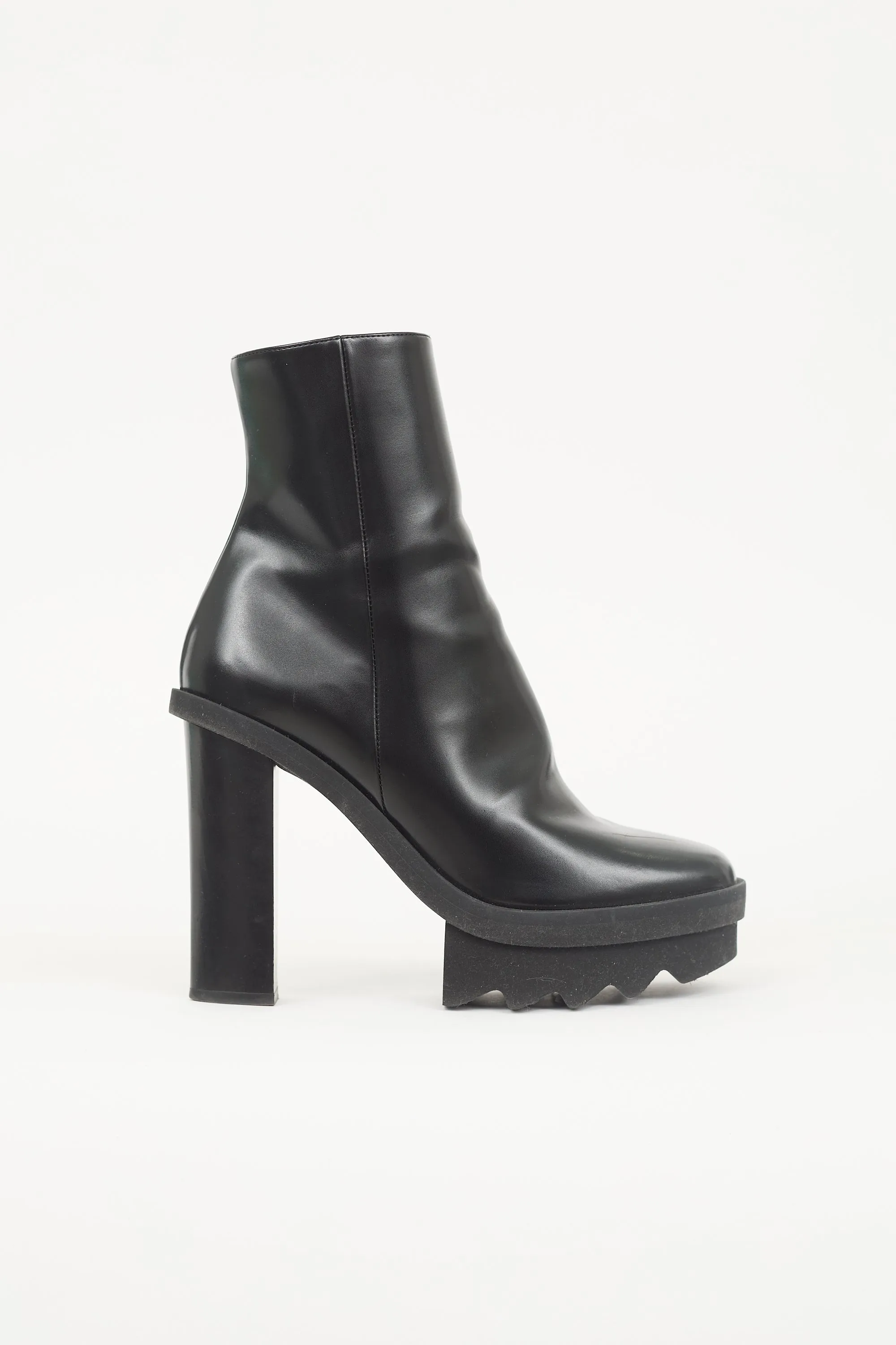 Faux Leather Ankle Boot sold by VSP Consignment