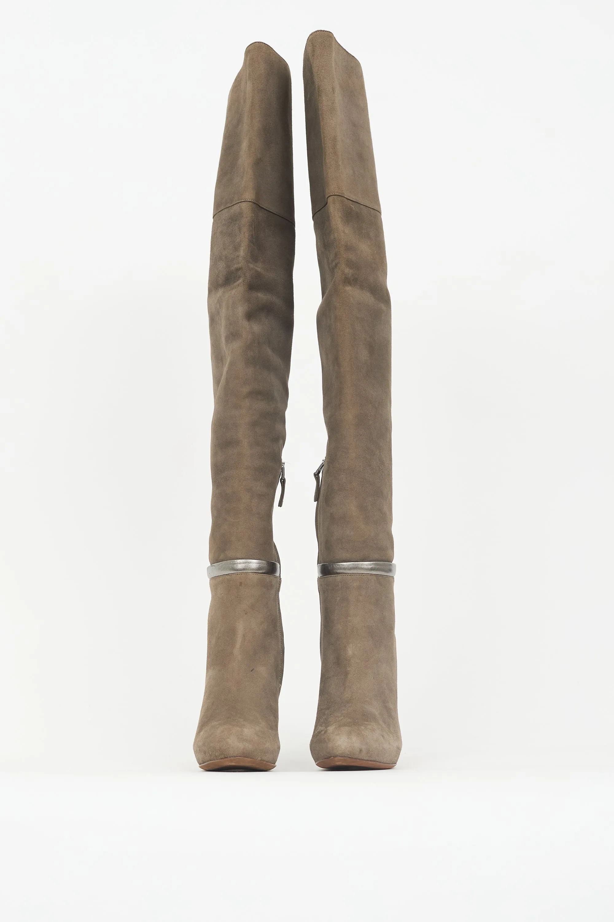 Suede Over The Knee Boot sold by VSP Consignment product image thumbnail 3