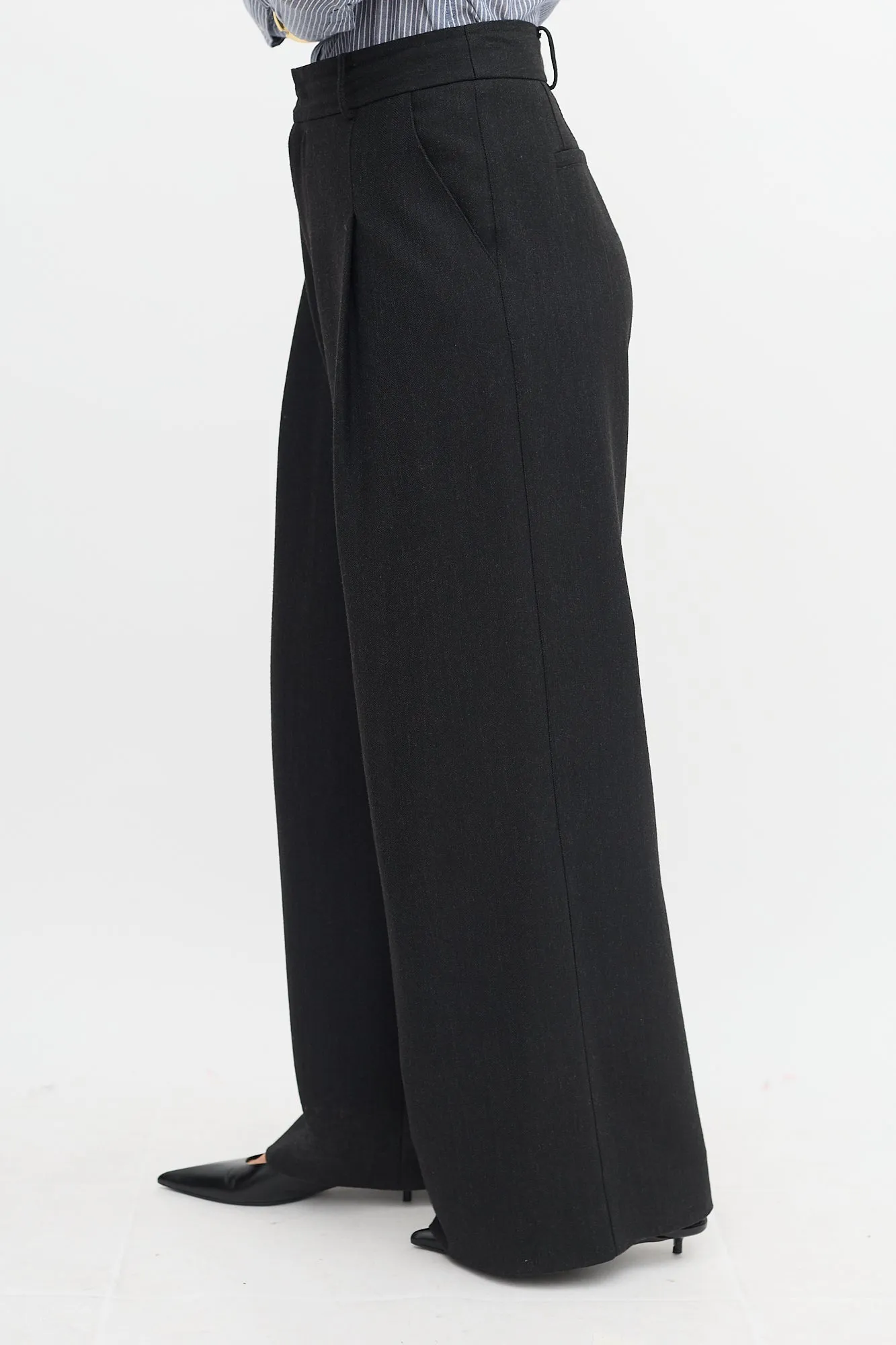 Pleated Wide Leg Trouser sold by VSP Consignment product image thumbnail 3