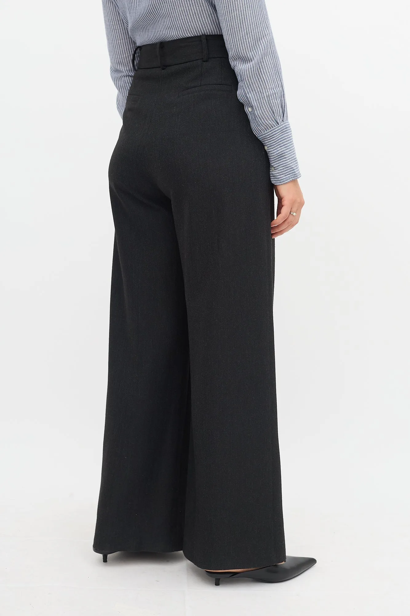 Pleated Wide Leg Trouser sold by VSP Consignment product image thumbnail 4