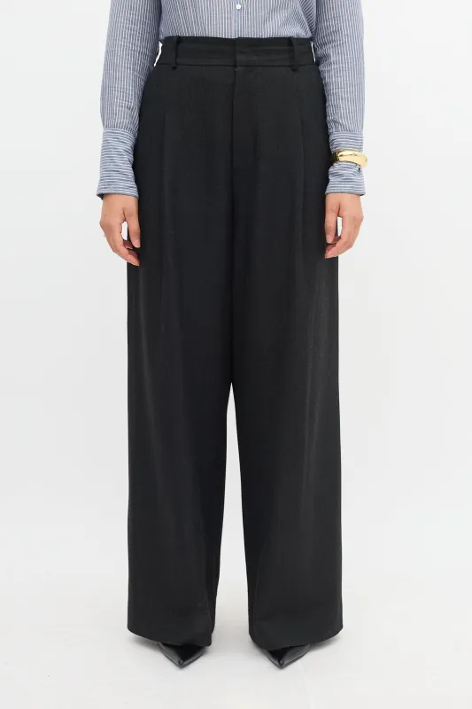 Pleated Wide Leg Trouser sold by VSP Consignment