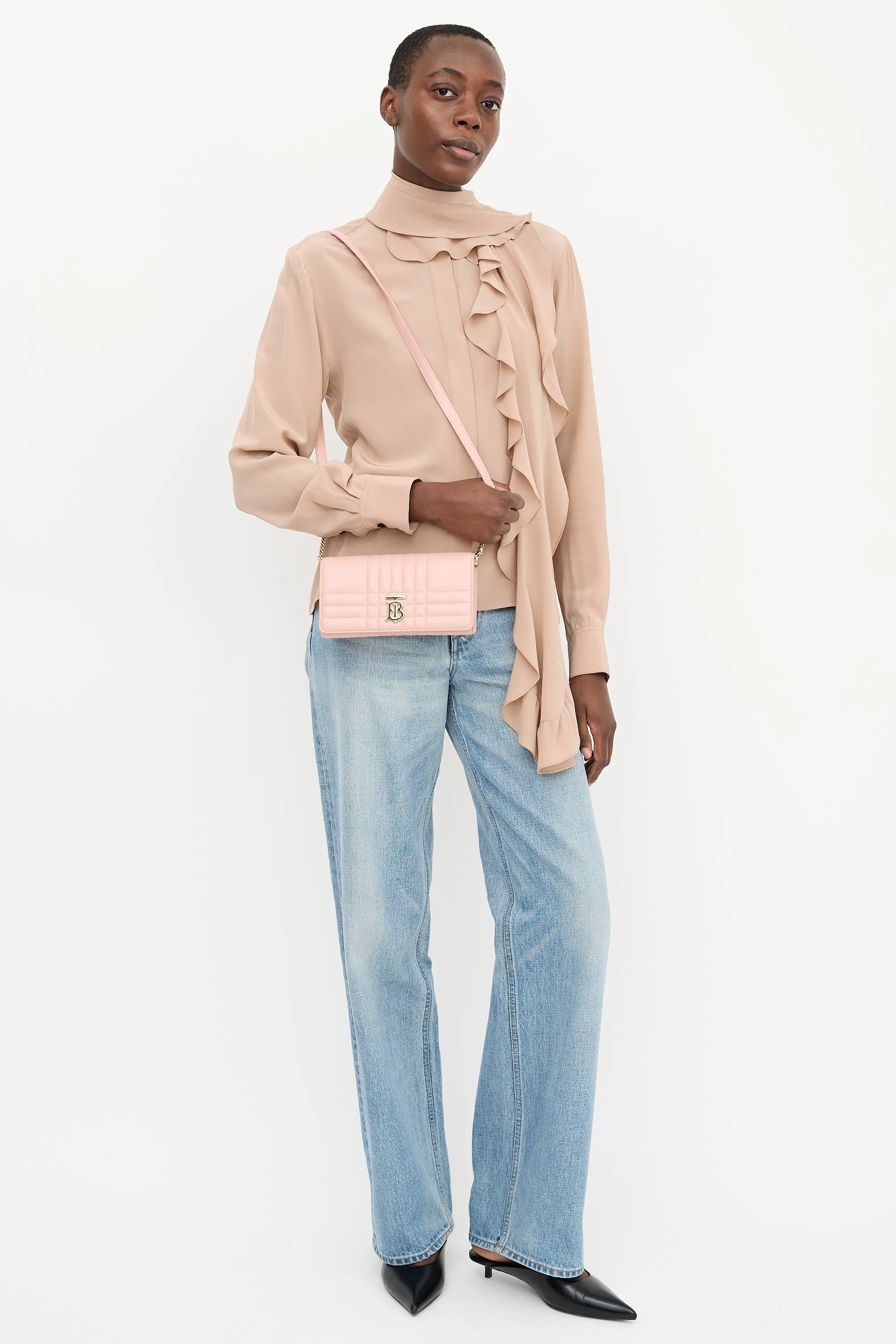 Quilted Leather Small Lola Bag sold by VSP Consignment product image thumbnail 4