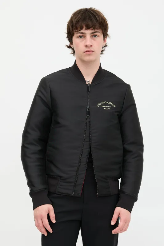 Emporio Reversible Bomber Jacket made by Giorgio Armani