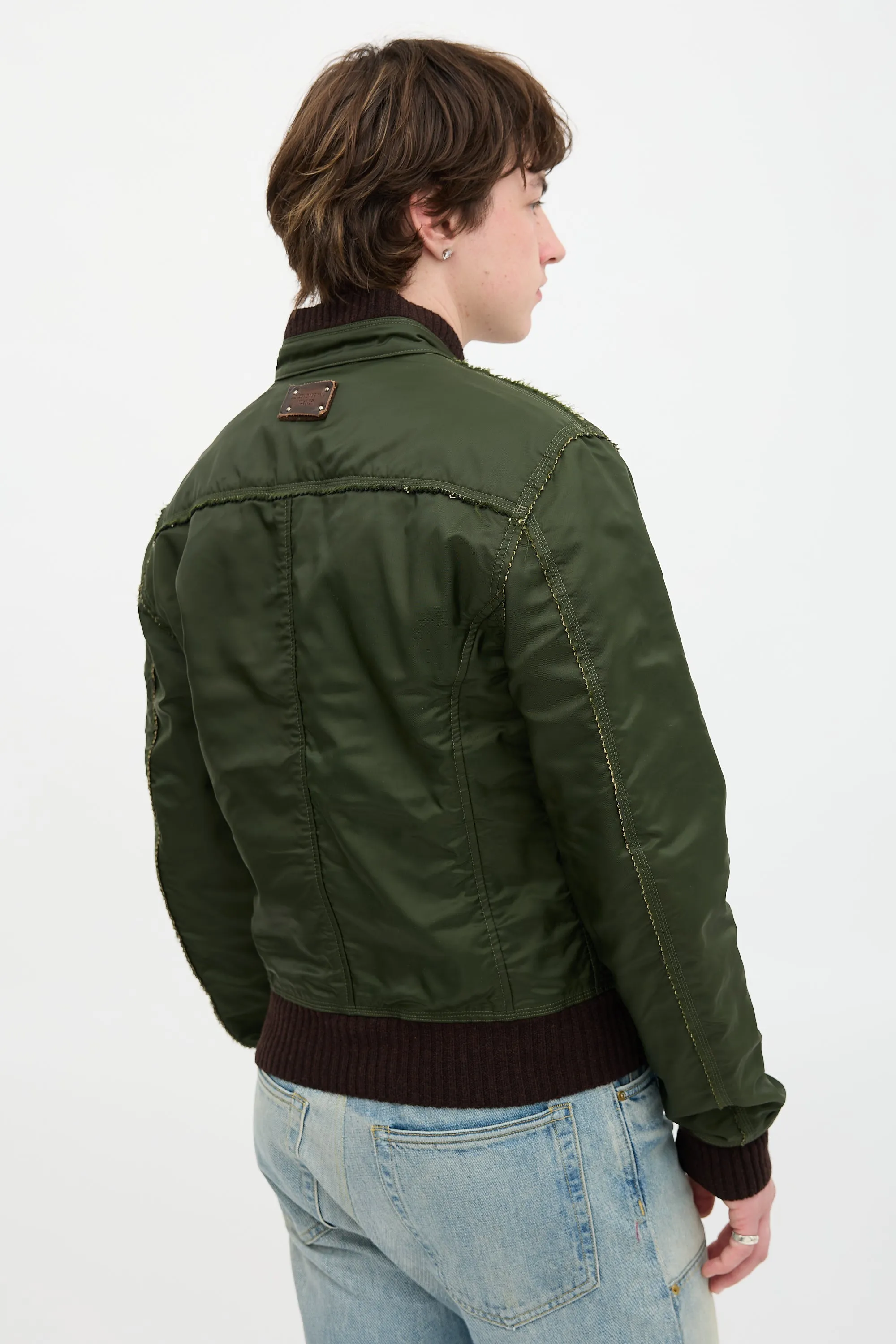 Button Front Bomber Jacket sold by VSP Consignment product image thumbnail 4